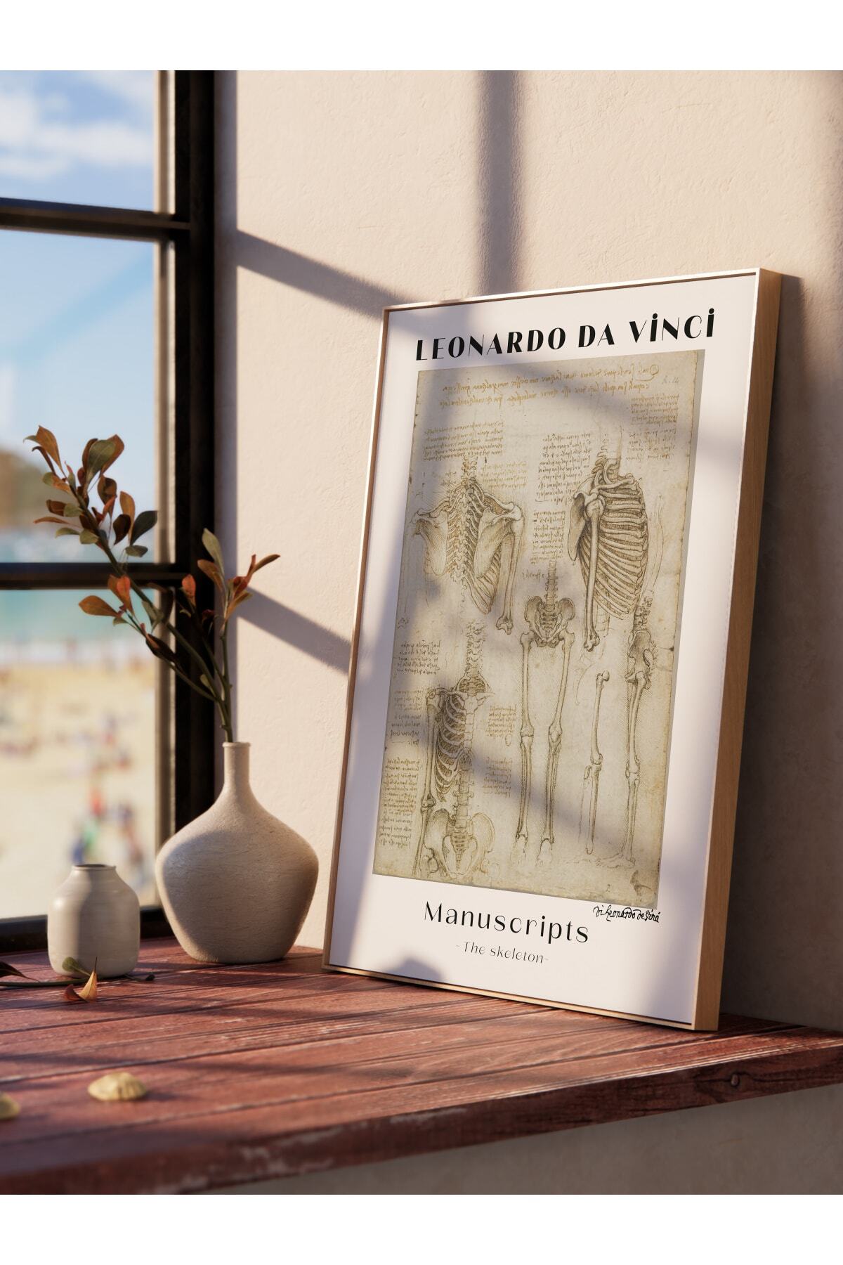 Leonardo Da Vinci Duvar Posteri - Duvar Dekoru - Sanat Serisi Posterleri - Kalın Kağıt - Çerçevesiz