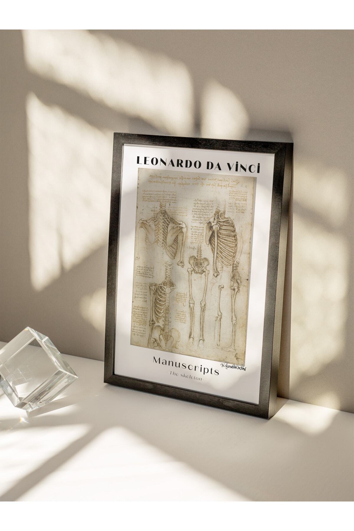 Leonardo Da Vinci Duvar Posteri - Duvar Dekoru - Sanat Serisi Posterleri - Kalın Kağıt - Çerçevesiz