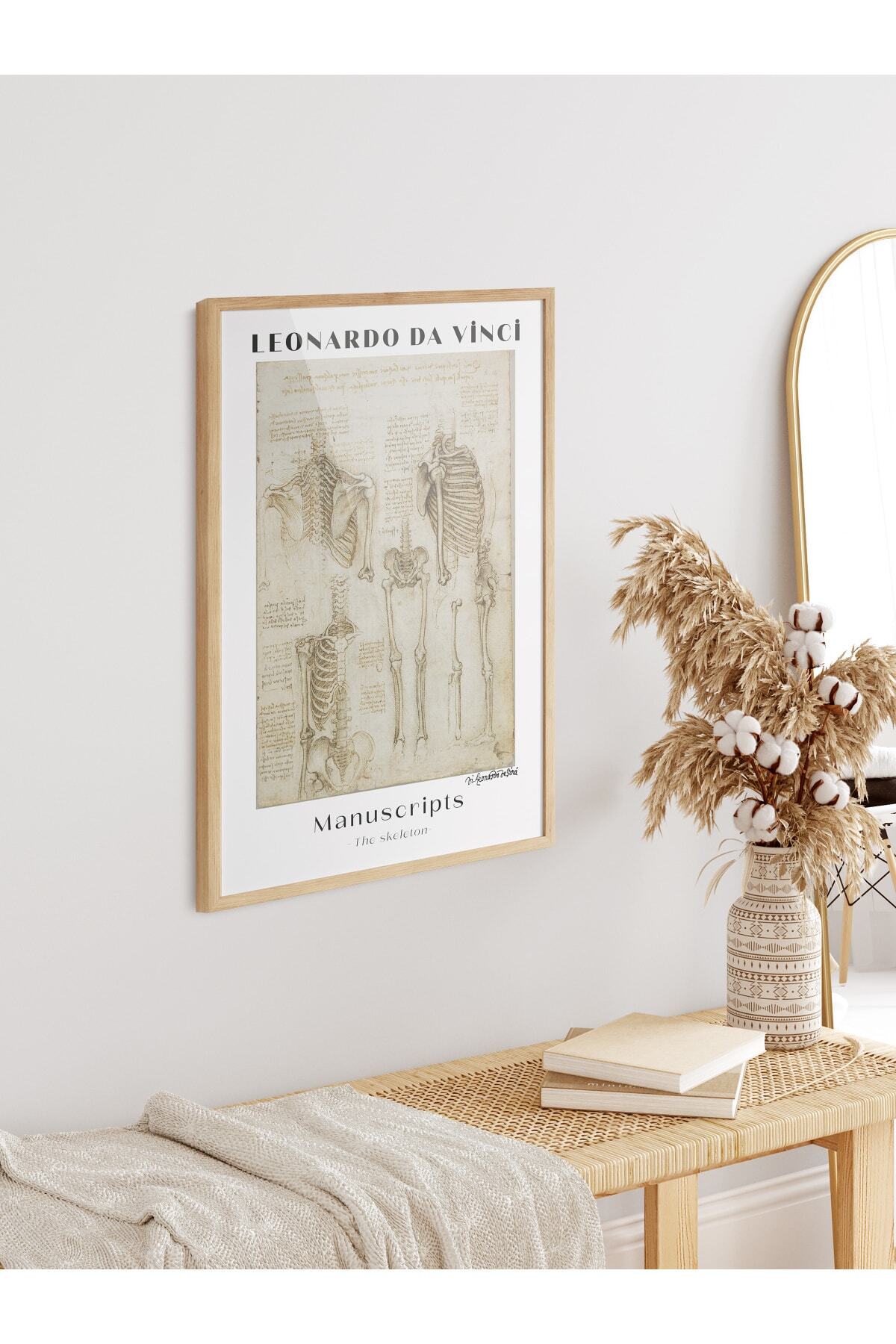 Leonardo Da Vinci Duvar Posteri - Duvar Dekoru - Sanat Serisi Posterleri - Kalın Kağıt - Çerçevesiz
