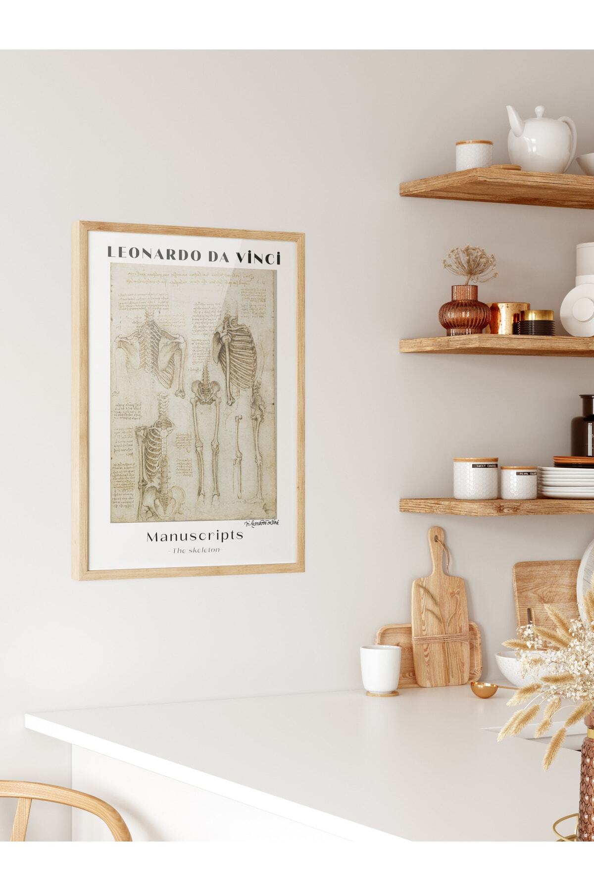 Leonardo Da Vinci Duvar Posteri - Duvar Dekoru - Sanat Serisi Posterleri - Kalın Kağıt - Çerçevesiz