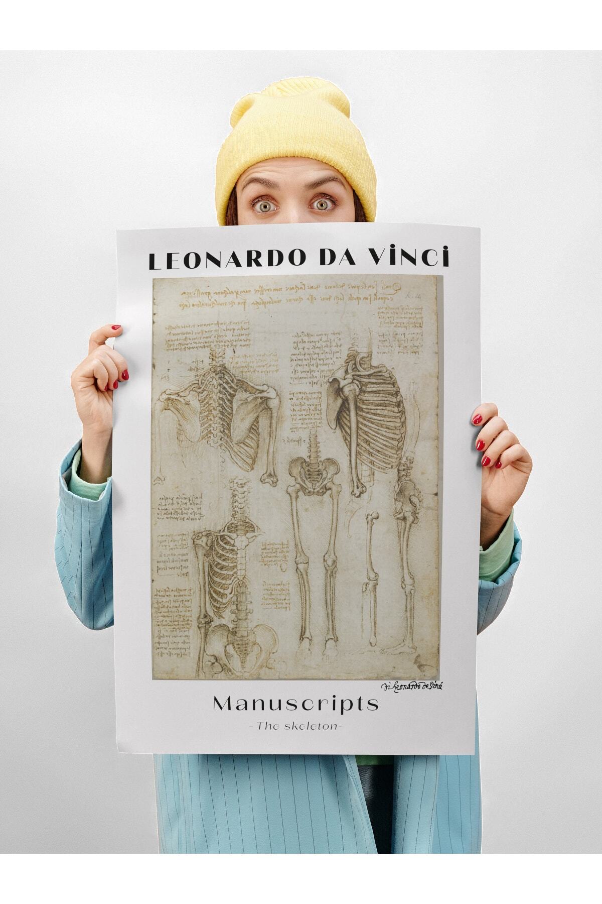 Leonardo Da Vinci Duvar Posteri - Duvar Dekoru - Sanat Serisi Posterleri - Kalın Kağıt - Çerçevesiz