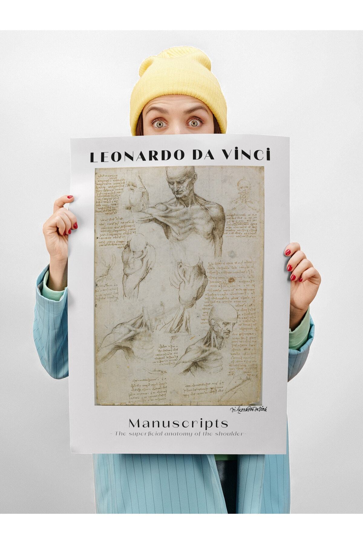 Leonardo Da Vinci Duvar Posteri - Duvar Dekoru - Sanat Serisi Posterleri - Kalın Kağıt - Çerçevesiz