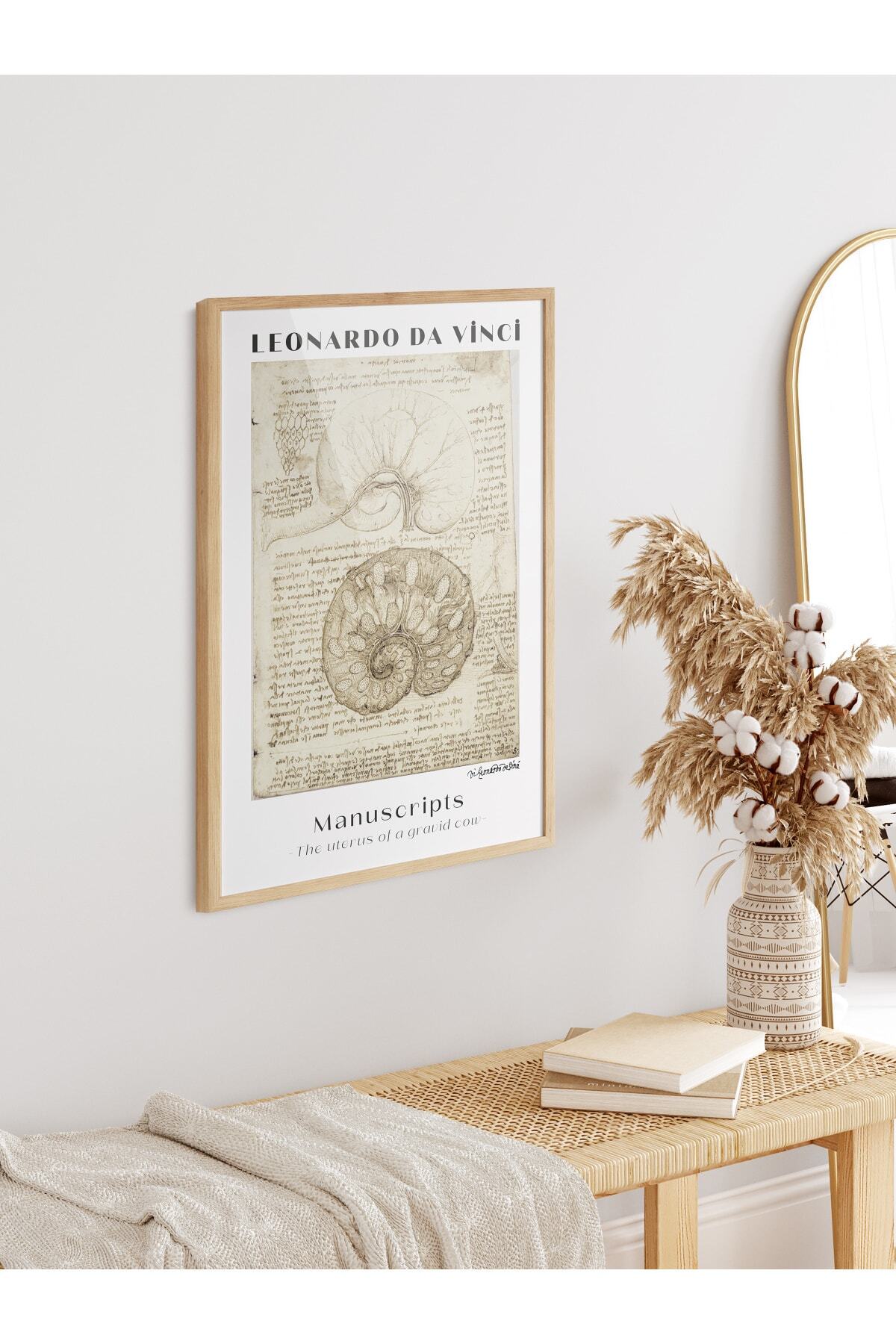 Leonardo Da Vinci Duvar Posteri - Duvar Dekoru - Sanat Serisi Posterleri - Kalın Kağıt - Çerçevesiz