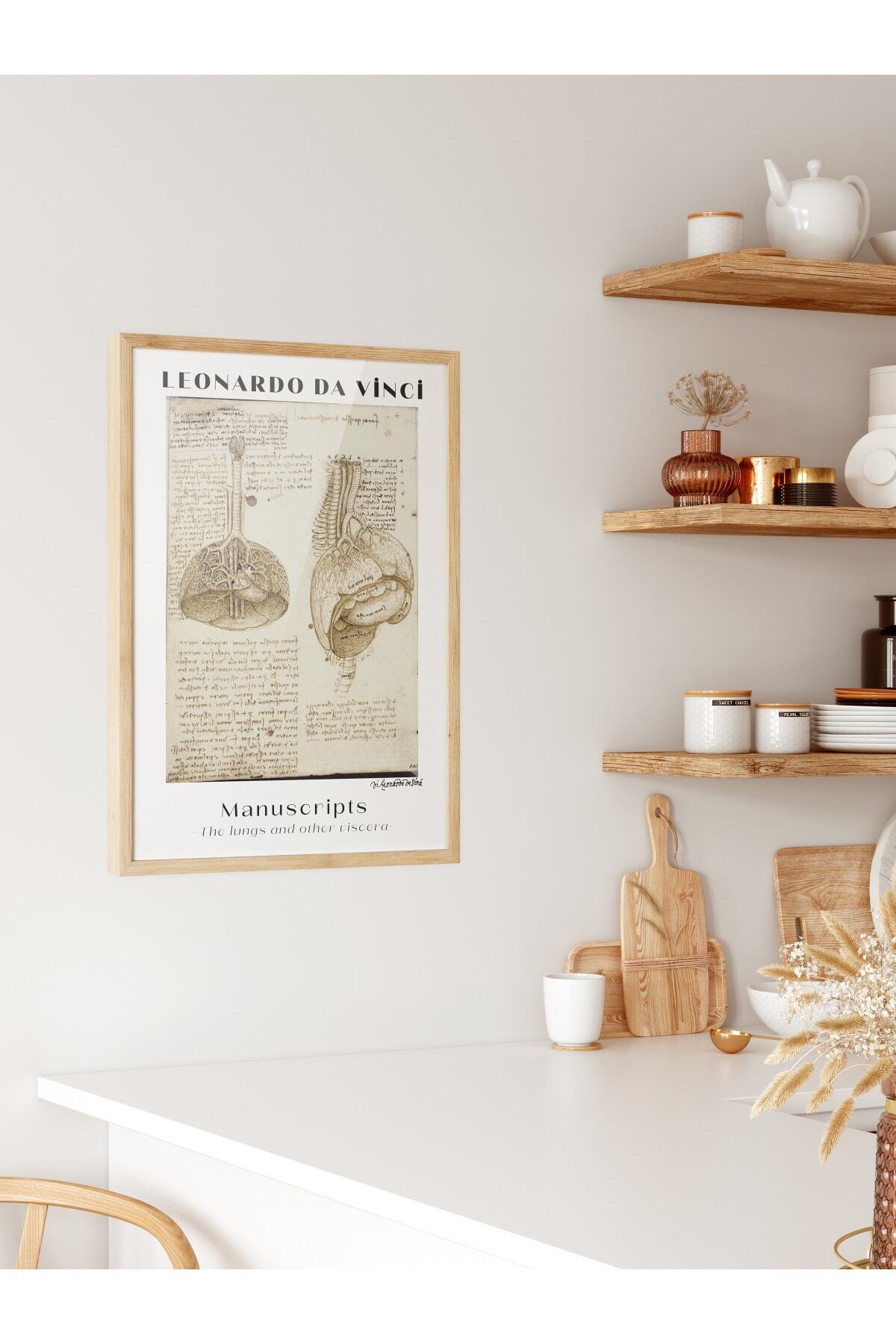 Leonardo Da Vinci Duvar Posteri - Duvar Dekoru - Sanat Serisi Posterleri - Kalın Kağıt - Çerçevesiz