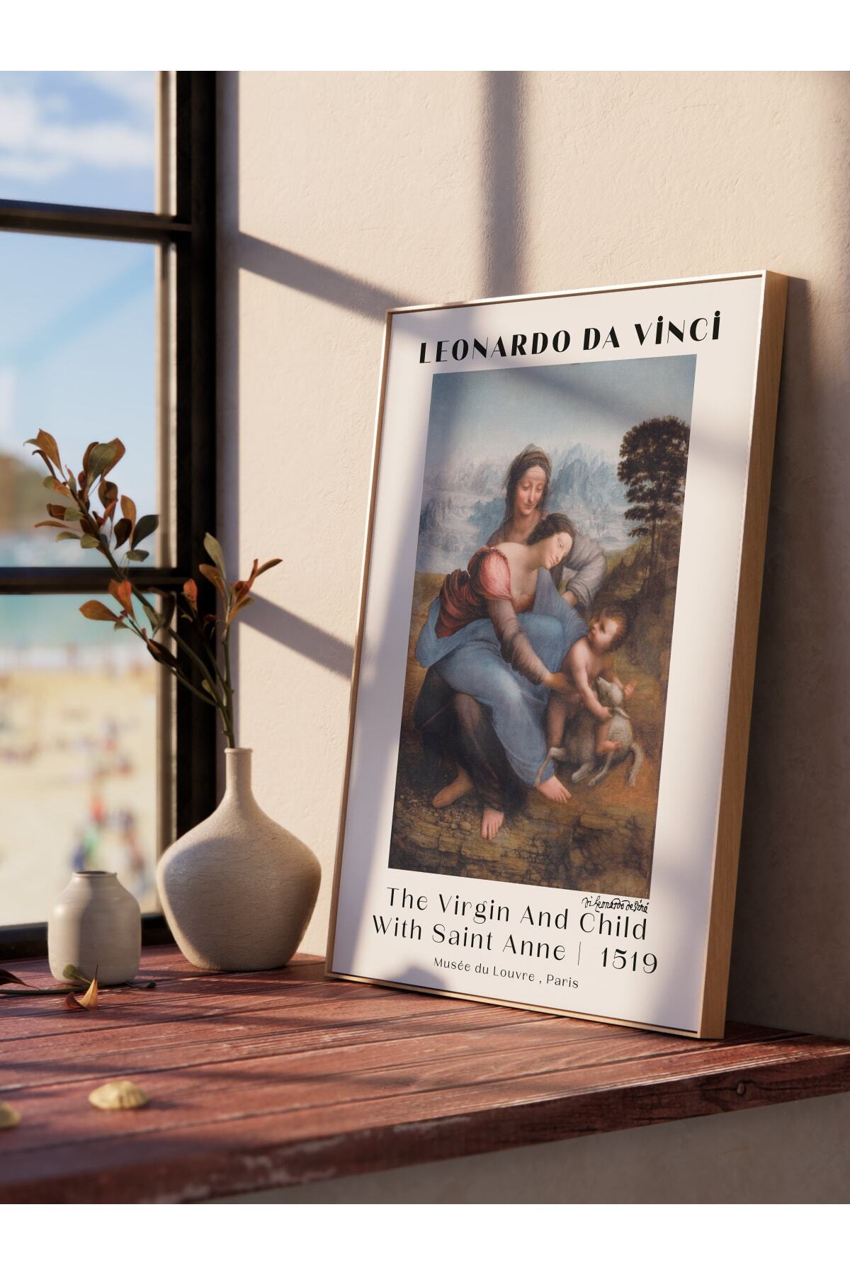 Leonardo Da Vinci Duvar Posteri - Duvar Dekoru - Sanat Serisi Posterleri - Kalın Kağıt - Çerçevesiz