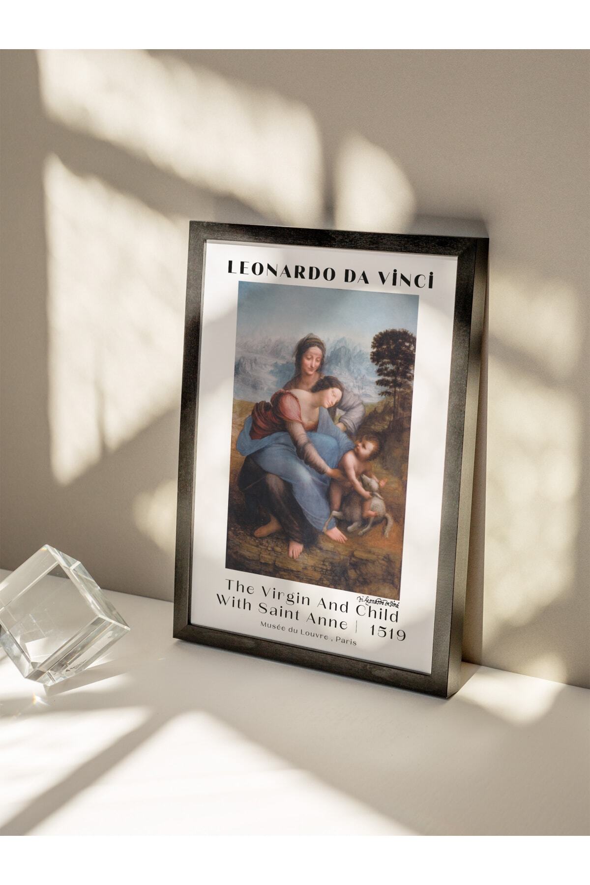 Leonardo Da Vinci Duvar Posteri - Duvar Dekoru - Sanat Serisi Posterleri - Kalın Kağıt - Çerçevesiz