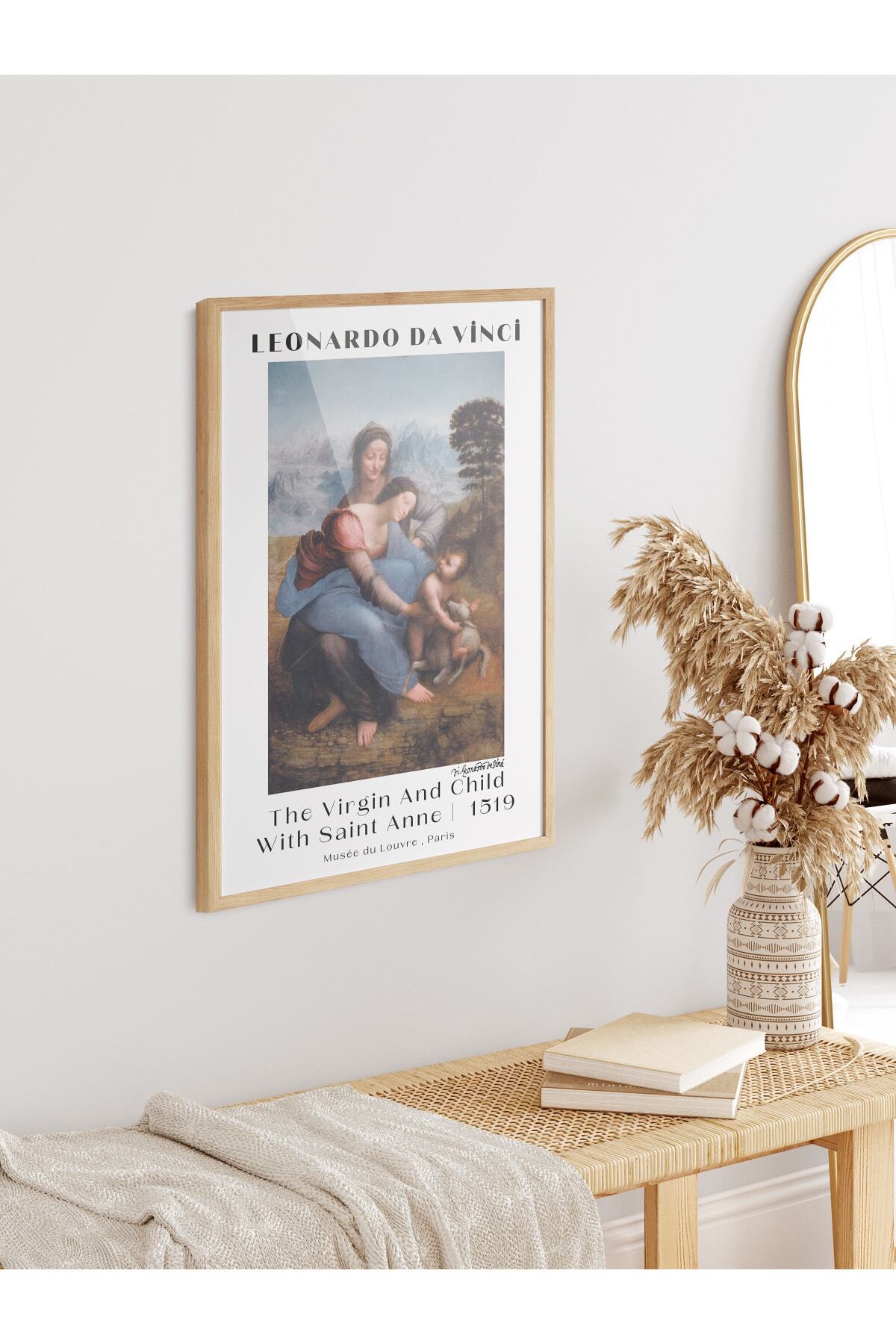 Leonardo Da Vinci Duvar Posteri - Duvar Dekoru - Sanat Serisi Posterleri - Kalın Kağıt - Çerçevesiz