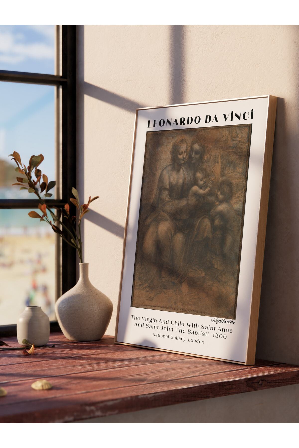 Leonardo Da Vinci Duvar Posteri - Duvar Dekoru - Sanat Serisi Posterleri - Kalın Kağıt - Çerçevesiz