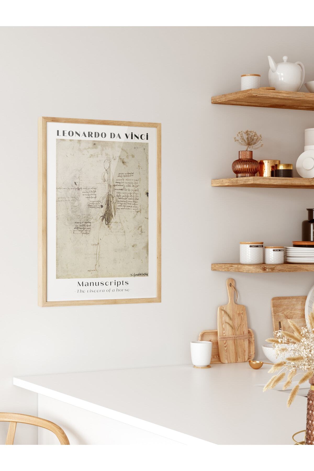 Leonardo Da Vinci Duvar Posteri - Duvar Dekoru - Sanat Serisi Posterleri - Kalın Kağıt - Çerçevesiz