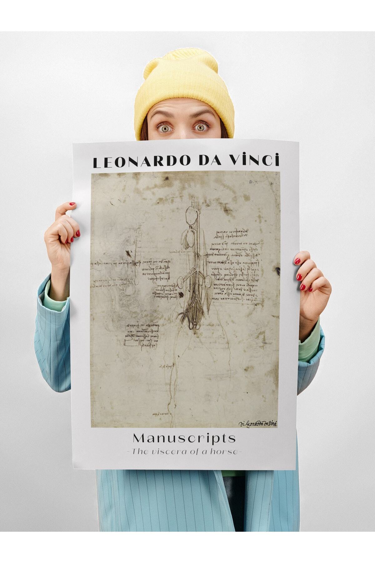 Leonardo Da Vinci Duvar Posteri - Duvar Dekoru - Sanat Serisi Posterleri - Kalın Kağıt - Çerçevesiz