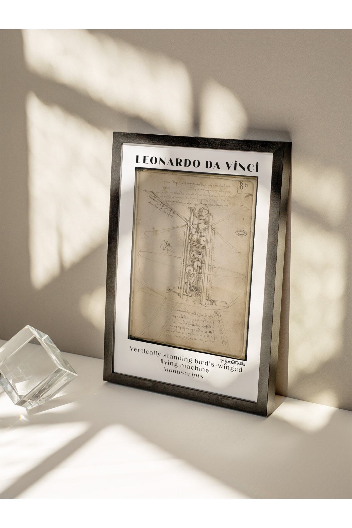 Leonardo Da Vinci Duvar Posteri - Duvar Dekoru - Sanat Serisi Posterleri - Kalın Kağıt - Çerçevesiz