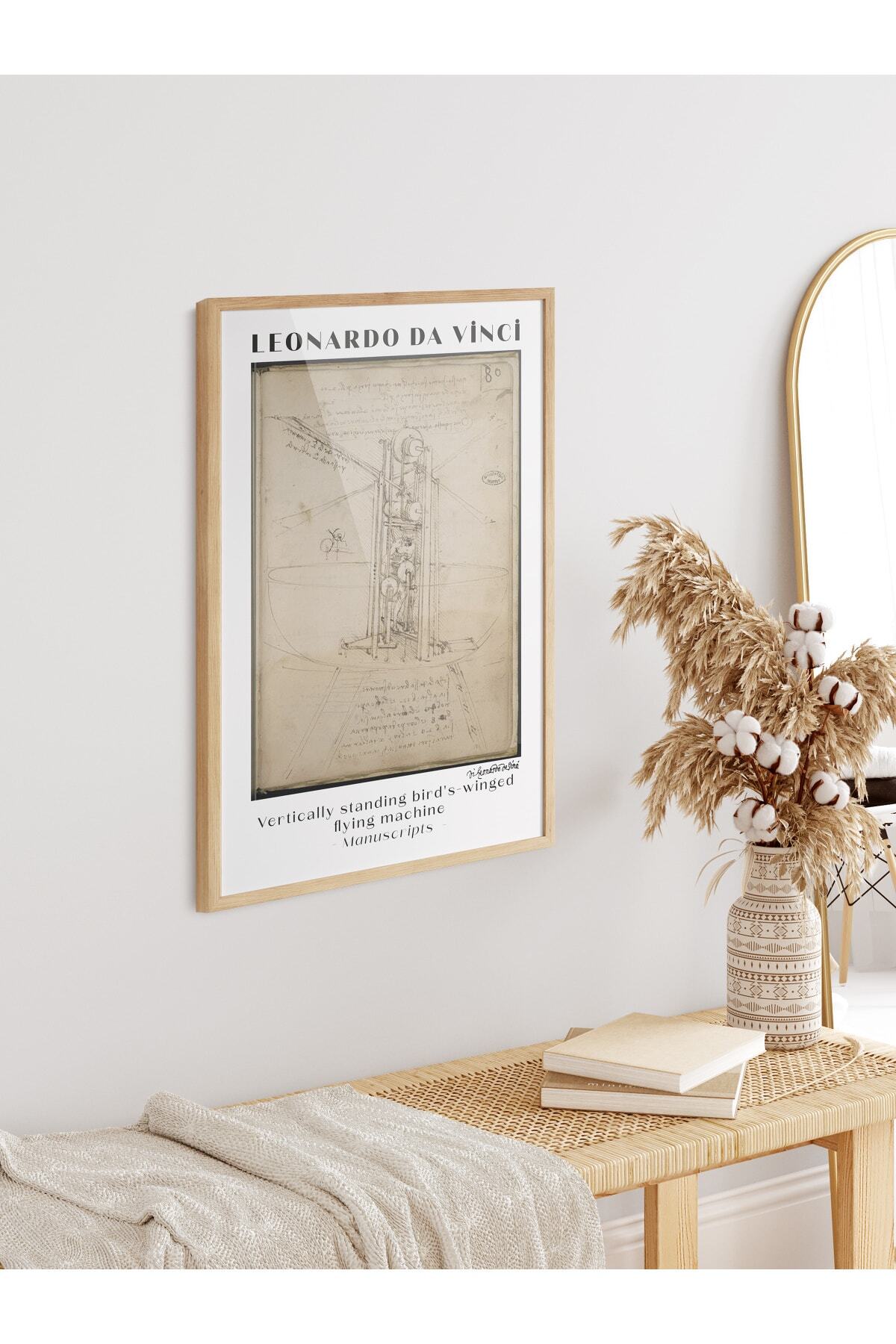 Leonardo Da Vinci Duvar Posteri - Duvar Dekoru - Sanat Serisi Posterleri - Kalın Kağıt - Çerçevesiz