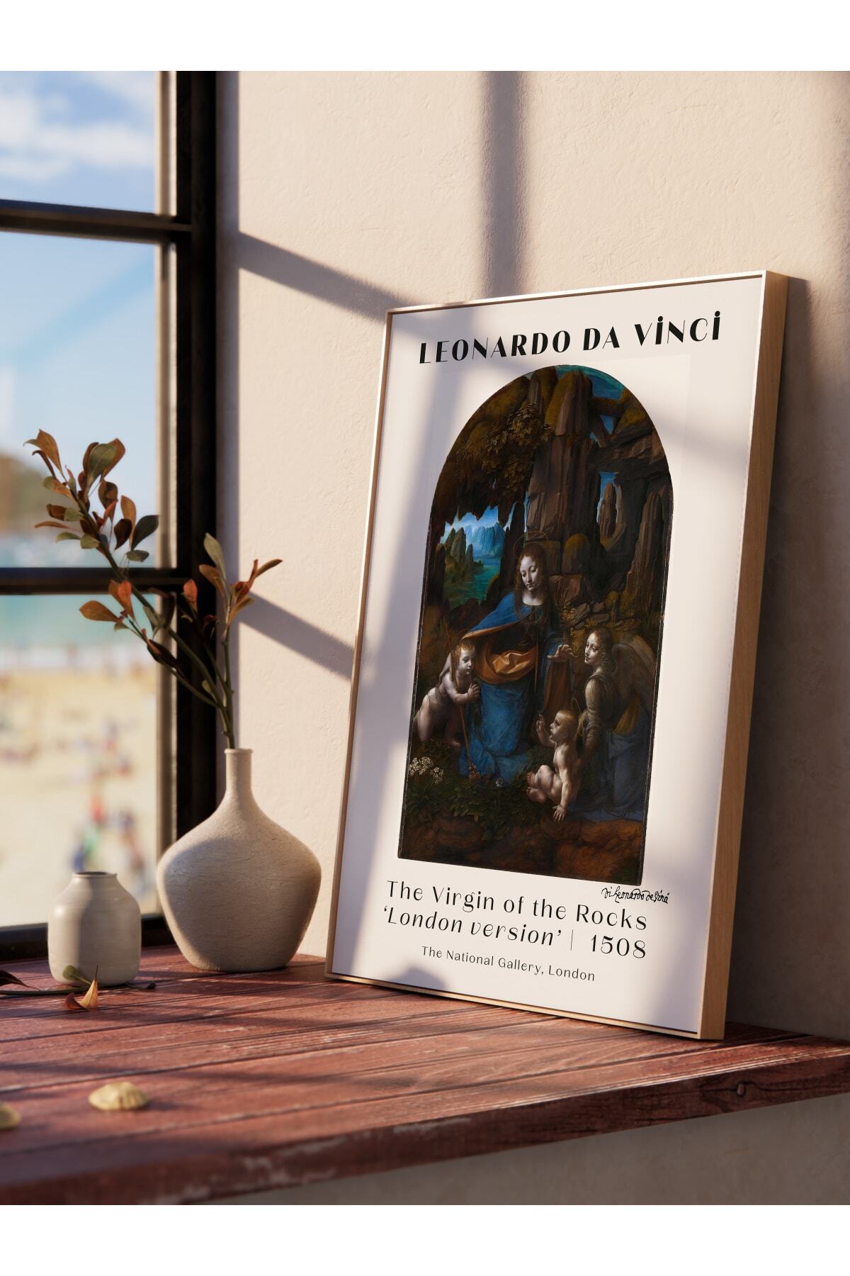 Leonardo Da Vinci Duvar Posteri - Duvar Dekoru - Sanat Serisi Posterleri - Kalın Kağıt - Çerçevesiz