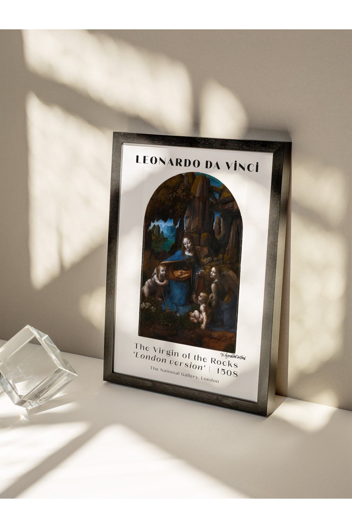 Leonardo Da Vinci Duvar Posteri - Duvar Dekoru - Sanat Serisi Posterleri - Kalın Kağıt - Çerçevesiz