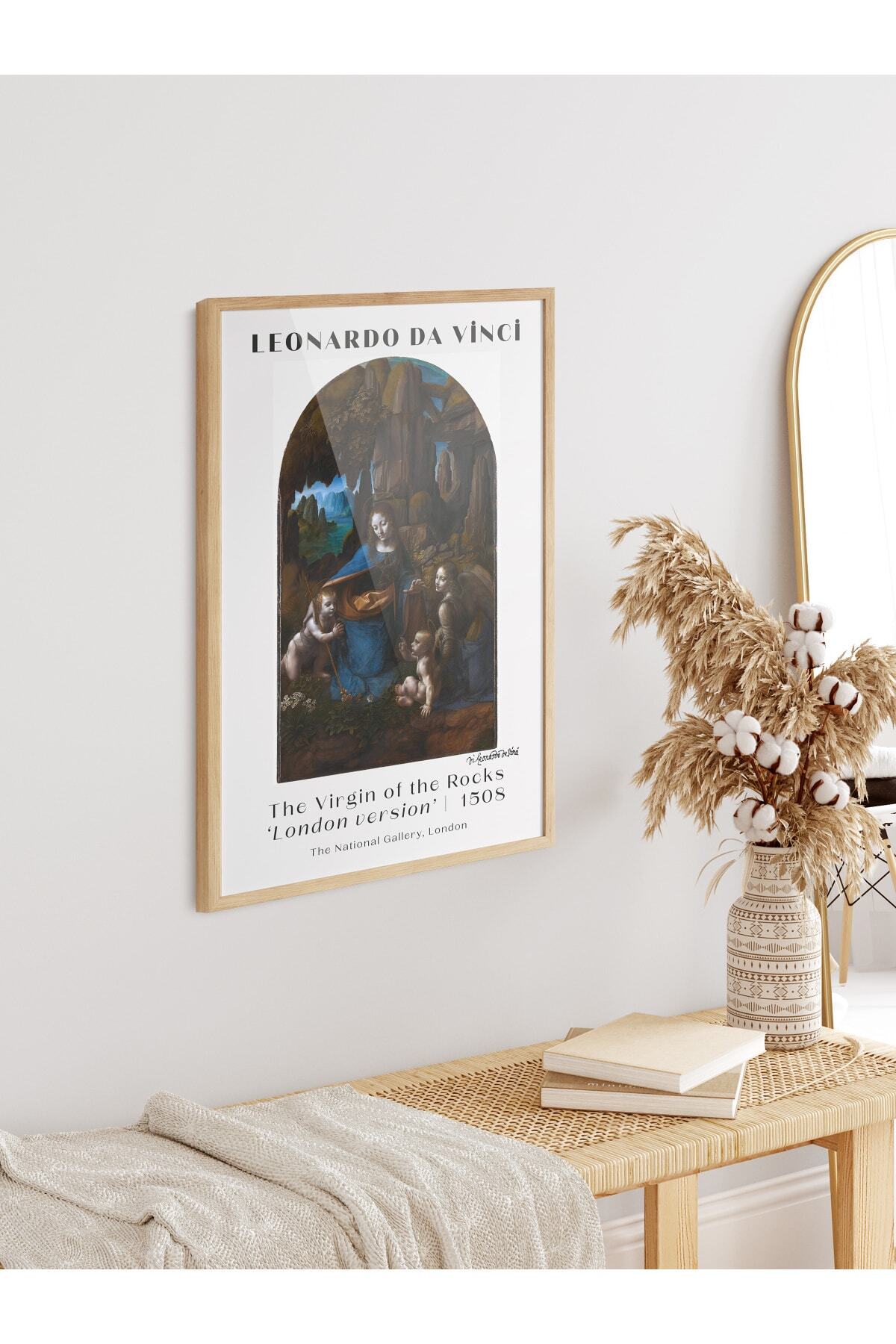 Leonardo Da Vinci Duvar Posteri - Duvar Dekoru - Sanat Serisi Posterleri - Kalın Kağıt - Çerçevesiz