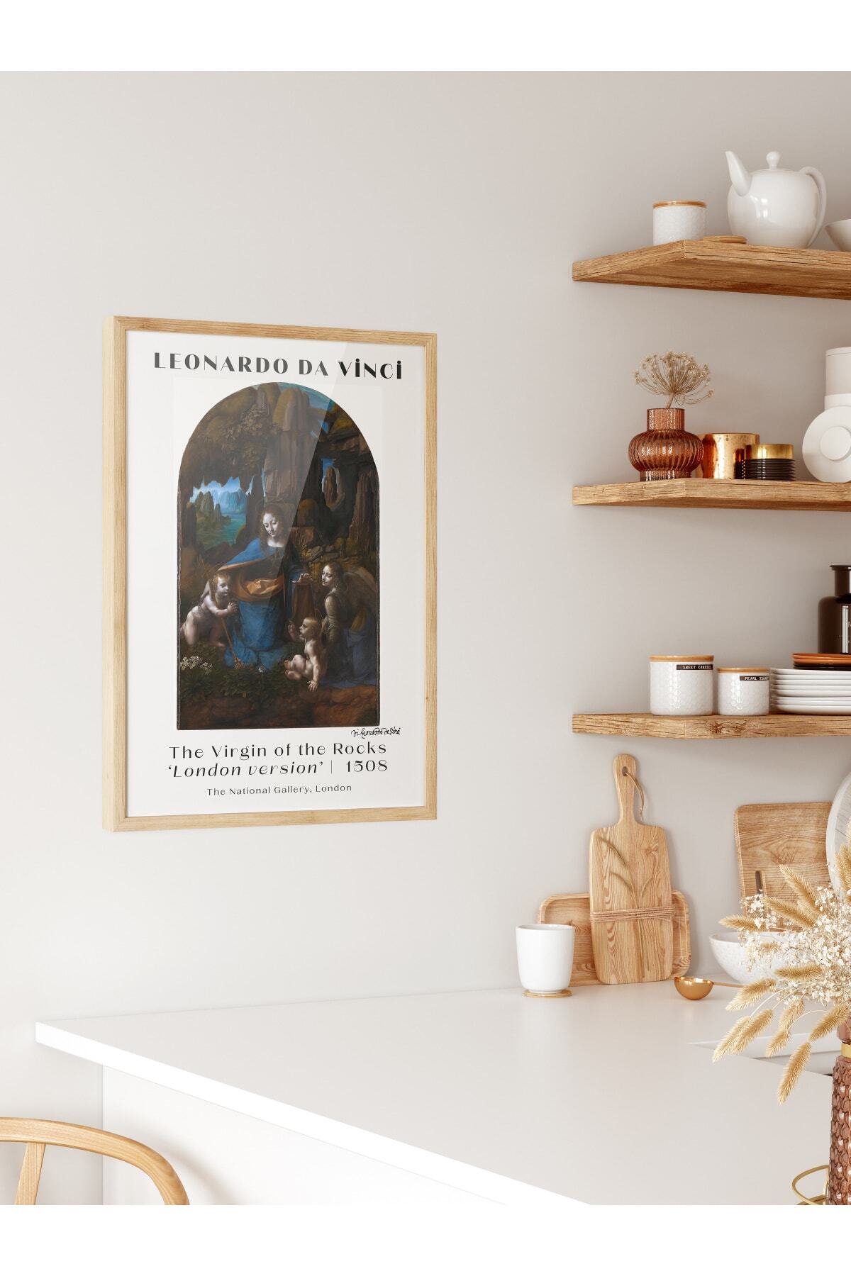 Leonardo Da Vinci Duvar Posteri - Duvar Dekoru - Sanat Serisi Posterleri - Kalın Kağıt - Çerçevesiz