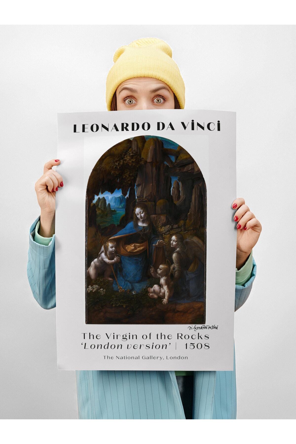 Leonardo Da Vinci Duvar Posteri - Duvar Dekoru - Sanat Serisi Posterleri - Kalın Kağıt - Çerçevesiz