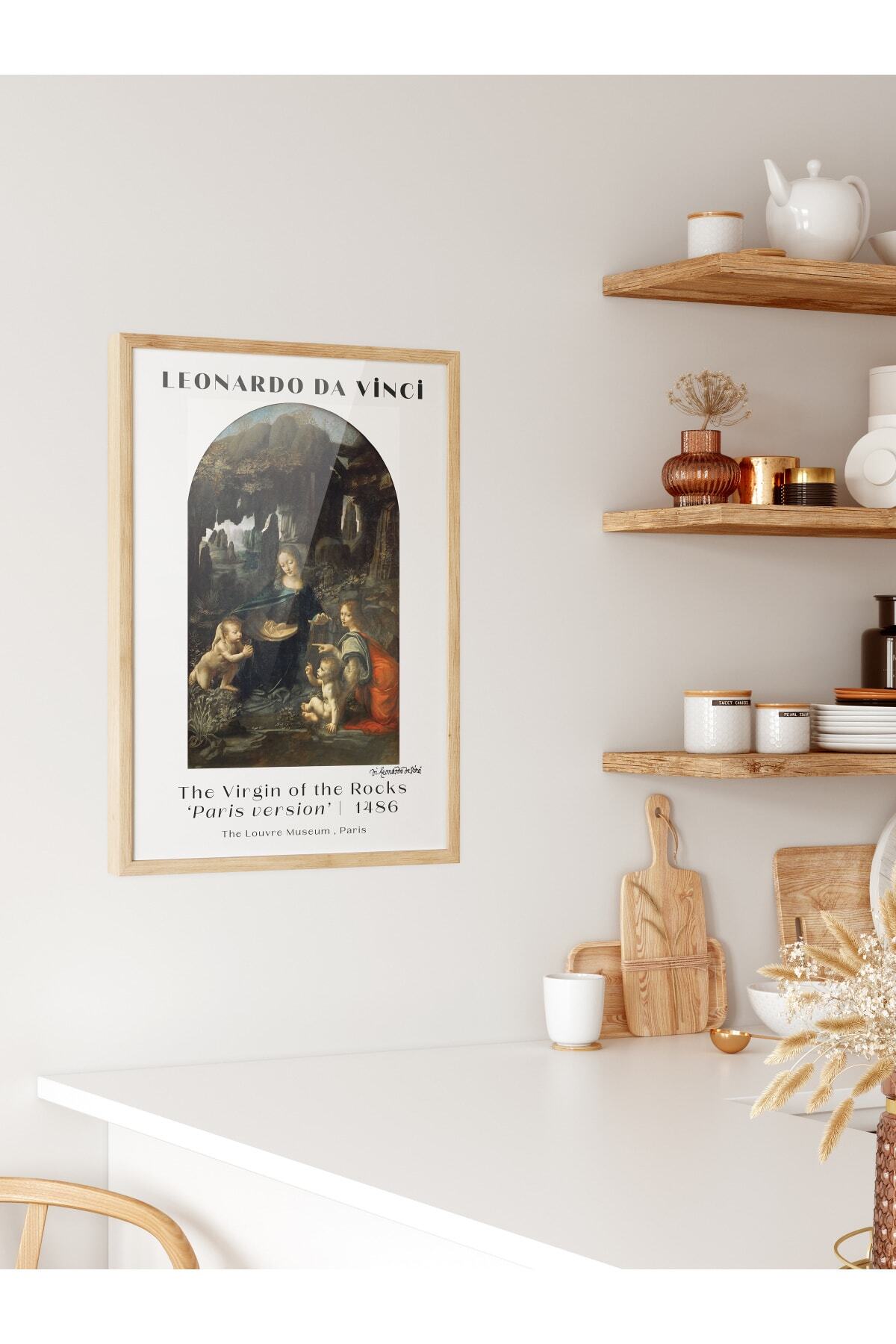 Leonardo Da Vinci Duvar Posteri - Duvar Dekoru - Sanat Serisi Posterleri - Kalın Kağıt - Çerçevesiz