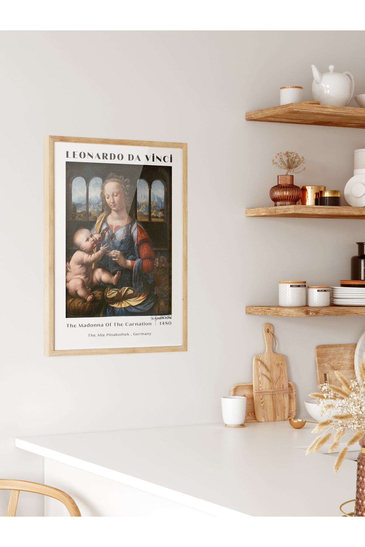 Leonardo Da Vinci Duvar Posteri - Duvar Dekoru - Sanat Serisi Posterleri - Kalın Kağıt - Çerçevesiz