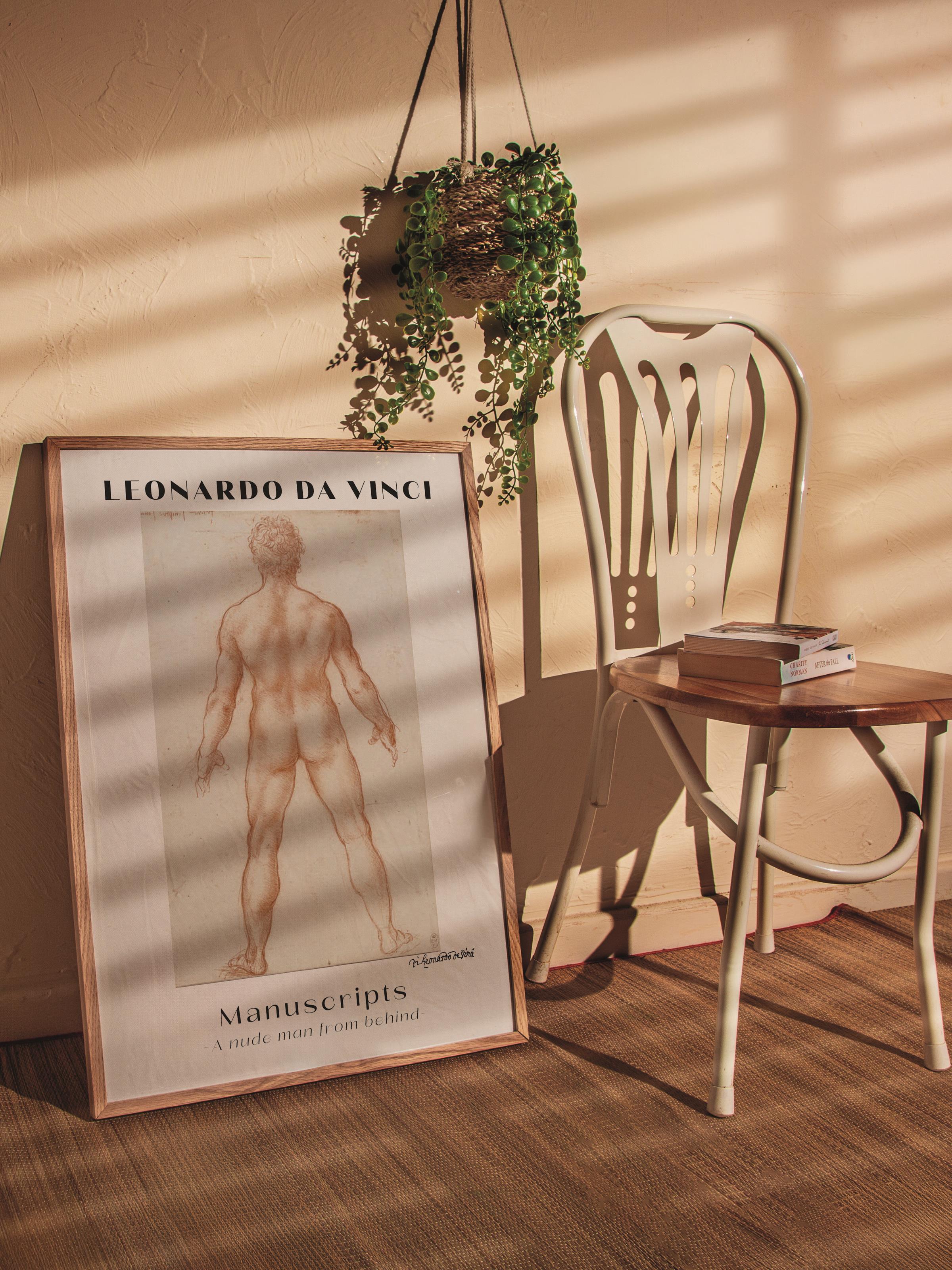 Leonardo Da Vinci Duvar Posteri - Duvar Dekoru - Sanat Serisi Posterleri - Kalın Kağıt - Çerçevesiz