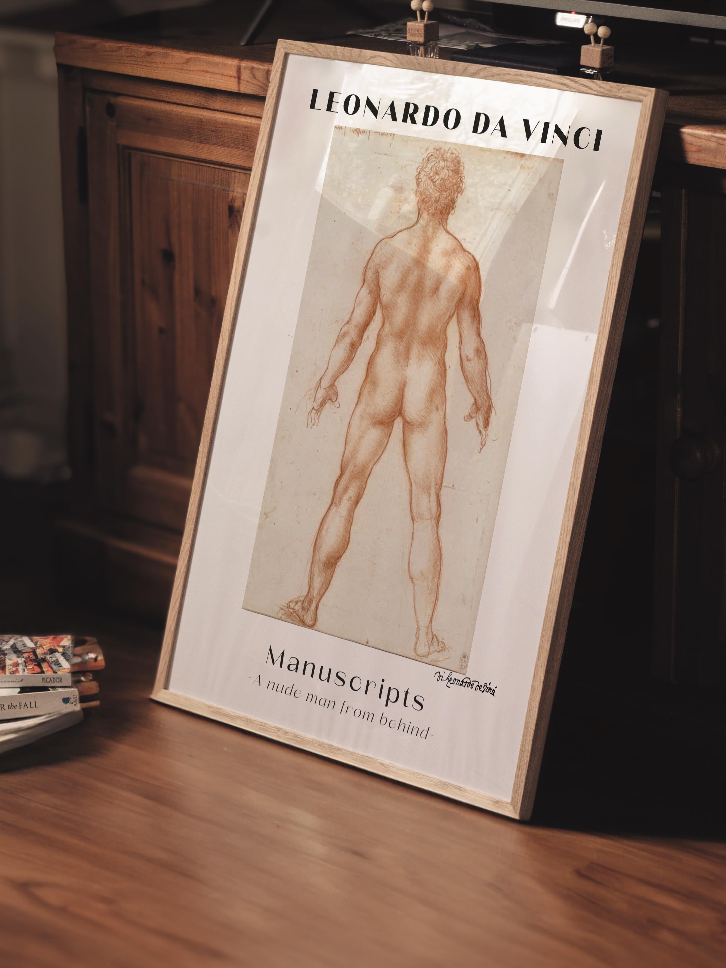 Leonardo Da Vinci Duvar Posteri - Duvar Dekoru - Sanat Serisi Posterleri - Kalın Kağıt - Çerçevesiz