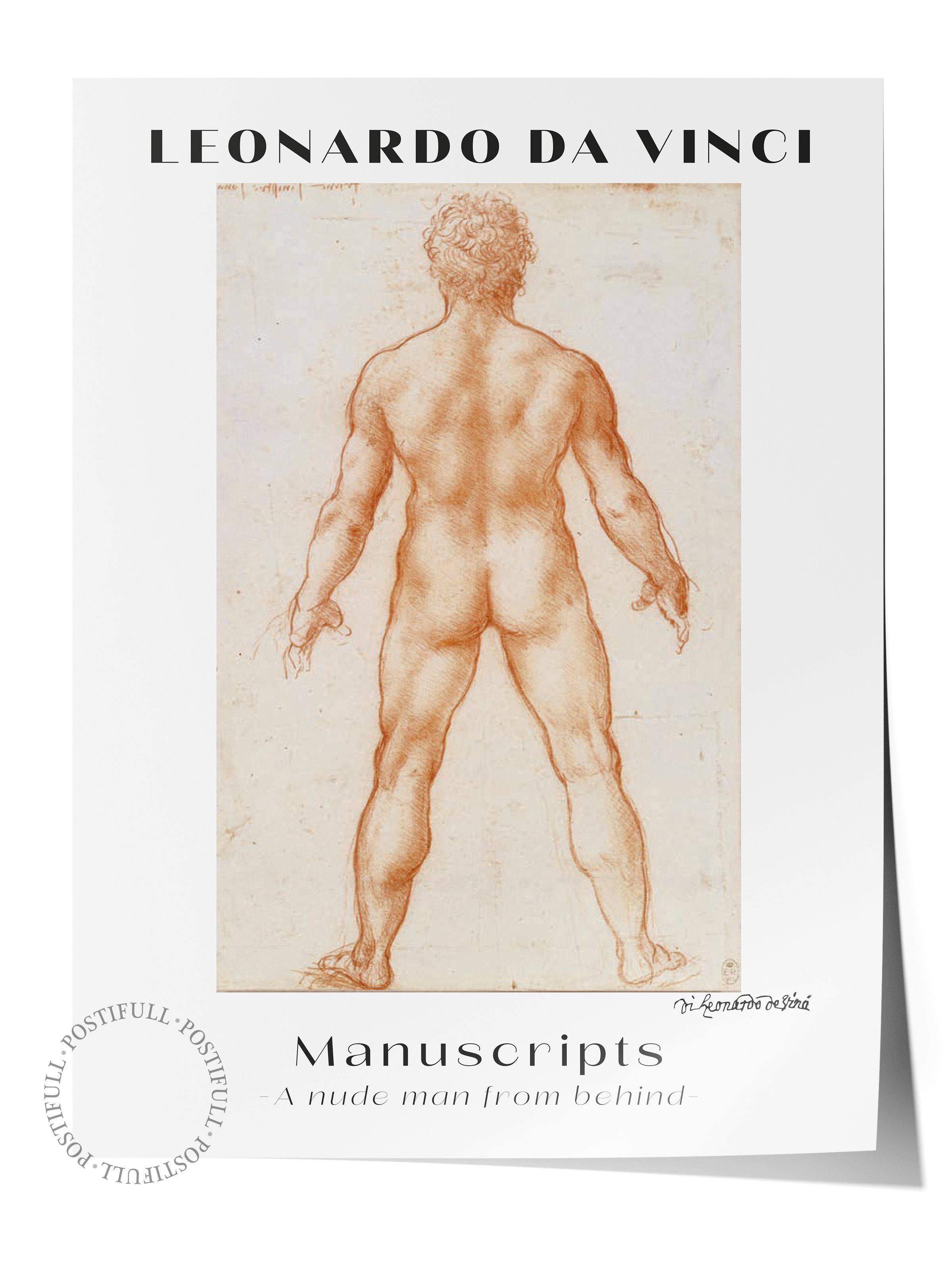 Leonardo Da Vinci Duvar Posteri - Duvar Dekoru - Sanat Serisi Posterleri - Kalın Kağıt - Çerçevesiz