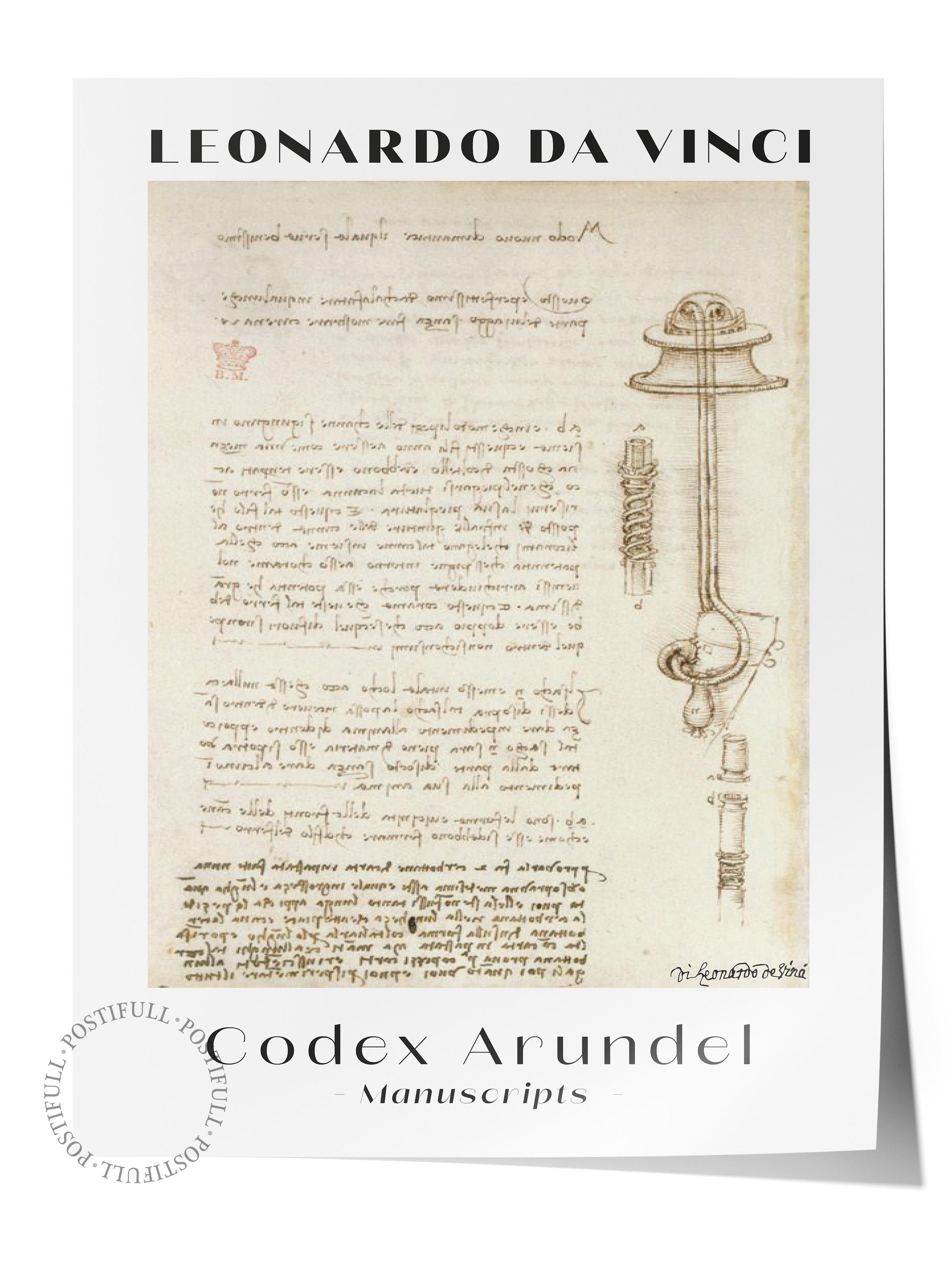 Leonardo Da Vinci Duvar Posteri - Duvar Dekoru - Sanat Serisi Posterleri - Kalın Kağıt - Çerçevesiz