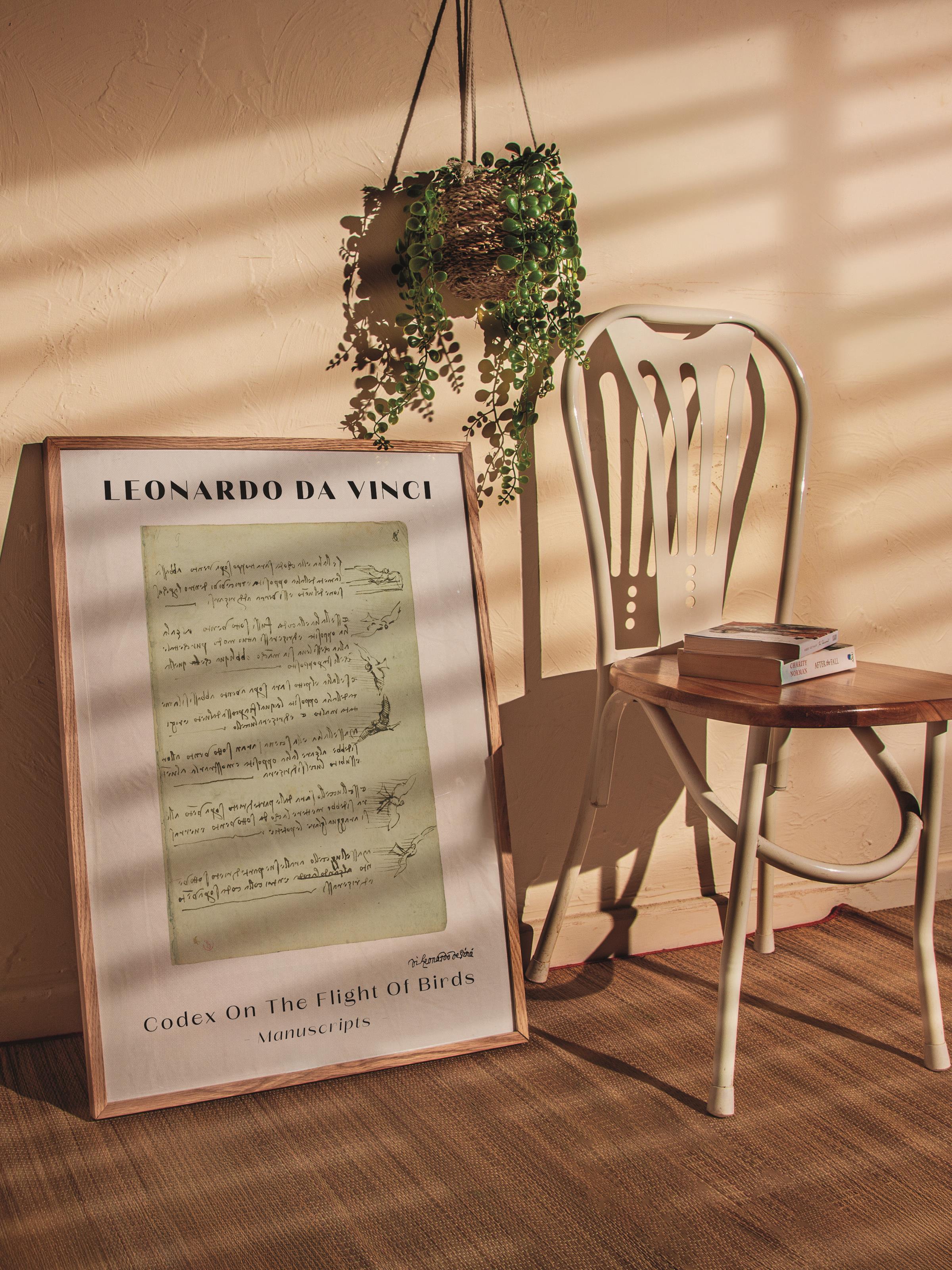 Leonardo Da Vinci Duvar Posteri - Duvar Dekoru - Sanat Serisi Posterleri - Kalın Kağıt - Çerçevesiz