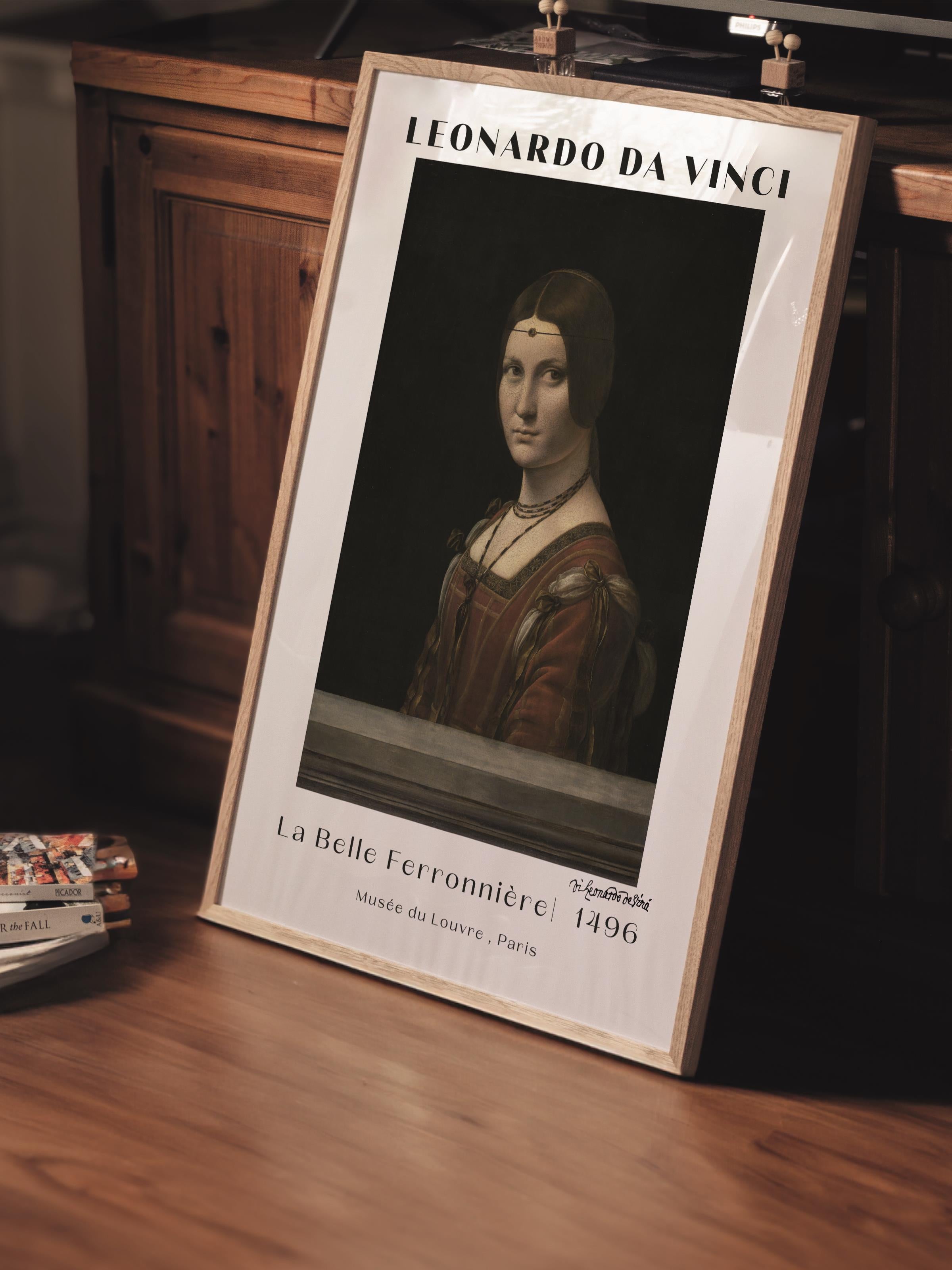Leonardo Da Vinci Duvar Posteri - Duvar Dekoru - Sanat Serisi Posterleri - Kalın Kağıt - Çerçevesiz