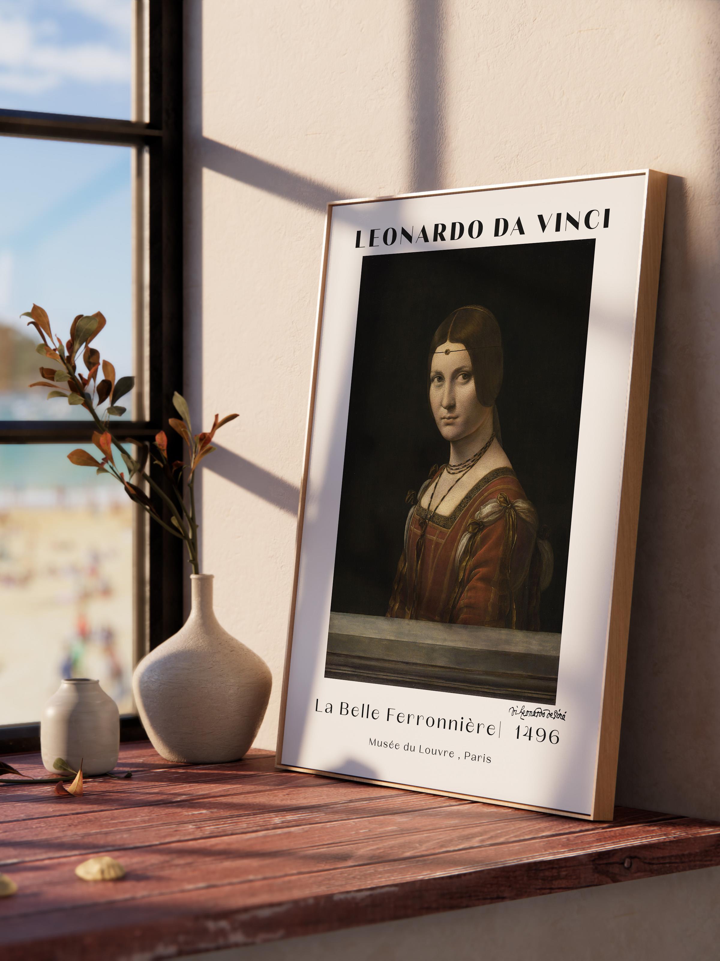 Leonardo Da Vinci Duvar Posteri - Duvar Dekoru - Sanat Serisi Posterleri - Kalın Kağıt - Çerçevesiz