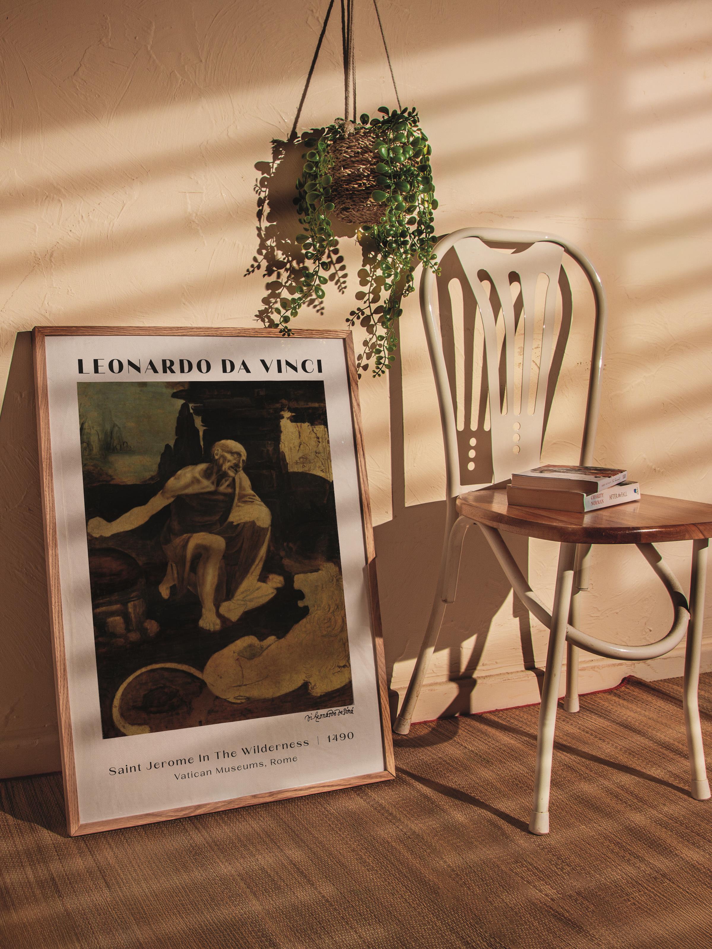 Leonardo Da Vinci Duvar Posteri - Duvar Dekoru - Sanat Serisi Posterleri - Kalın Kağıt - Çerçevesiz