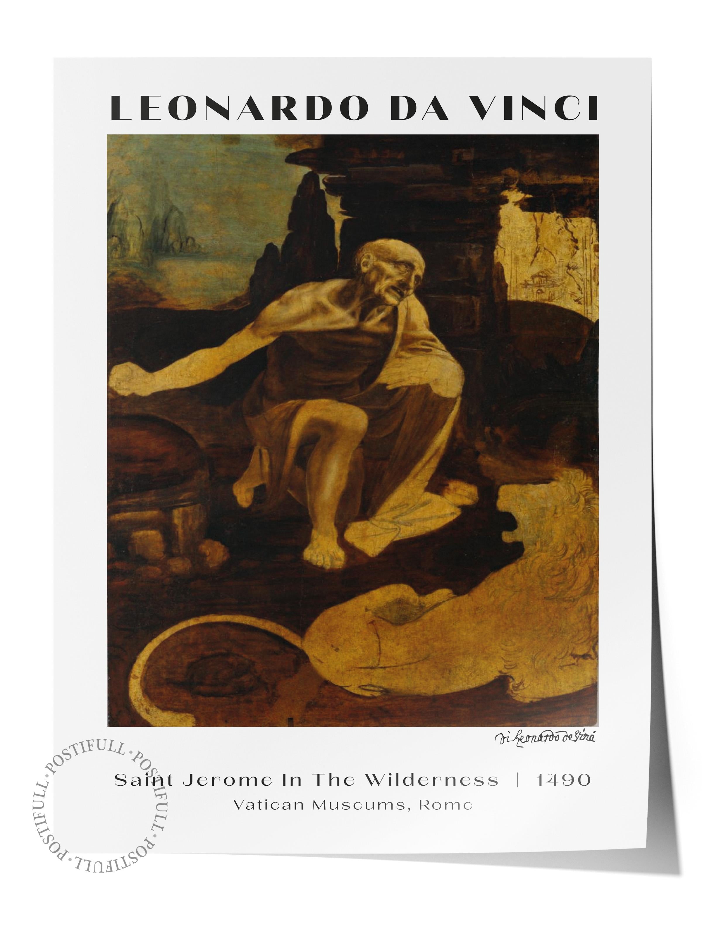 Leonardo Da Vinci Duvar Posteri - Duvar Dekoru - Sanat Serisi Posterleri - Kalın Kağıt - Çerçevesiz