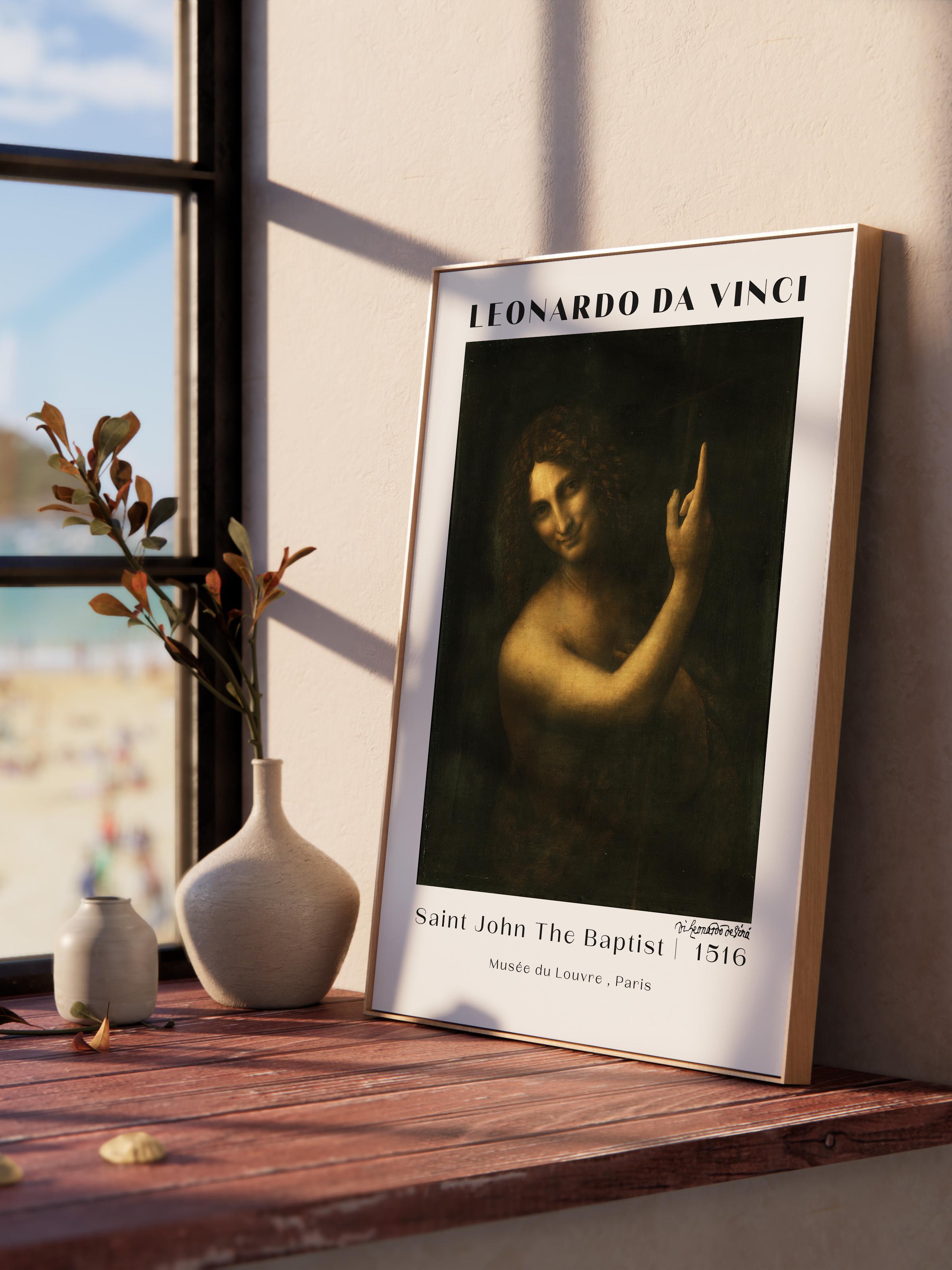 Leonardo Da Vinci Duvar Posteri - Duvar Dekoru - Sanat Serisi Posterleri - Kalın Kağıt - Çerçevesiz