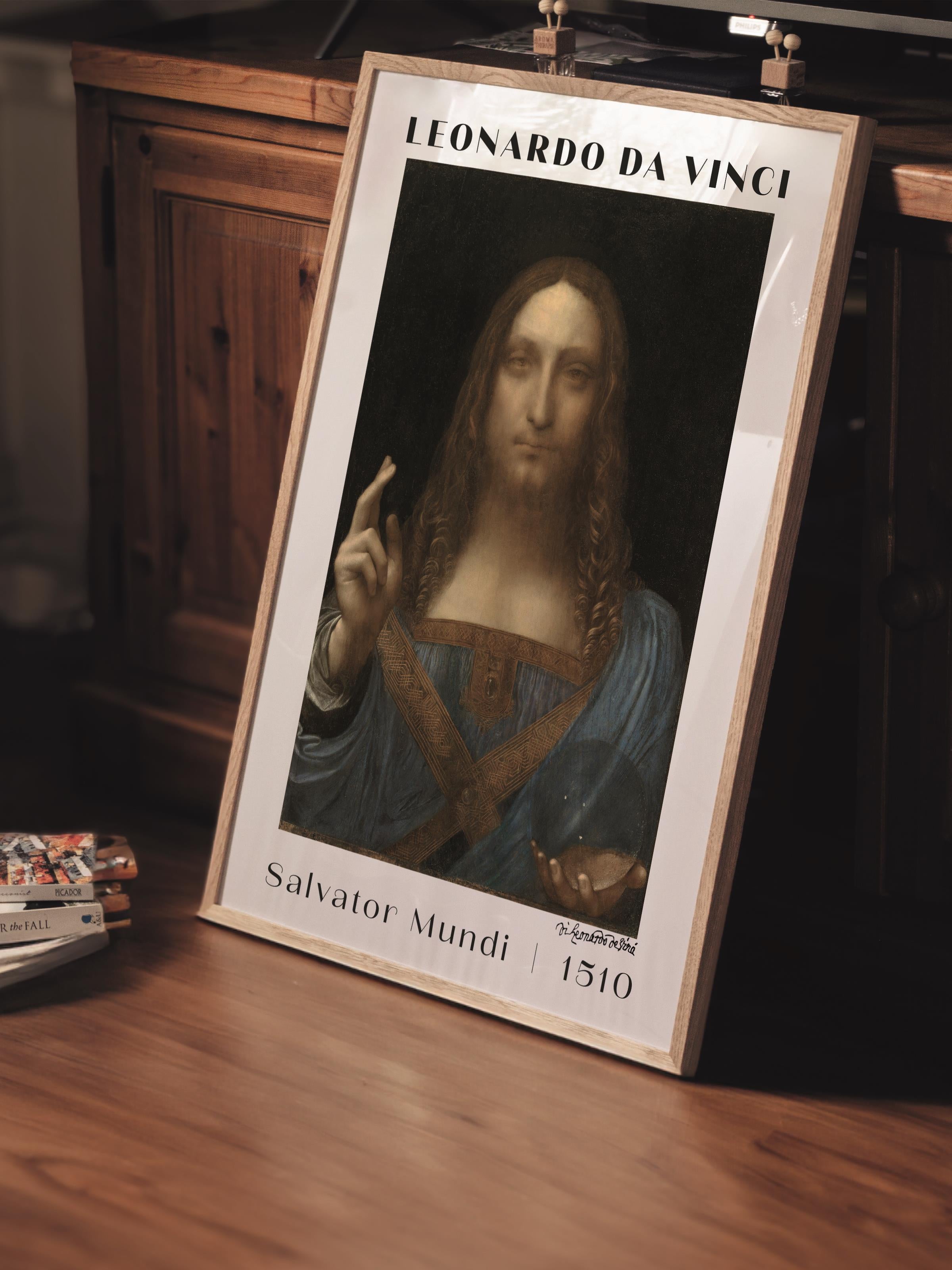 Leonardo Da Vinci Duvar Posteri - Duvar Dekoru - Sanat Serisi Posterleri - Kalın Kağıt - Çerçevesiz