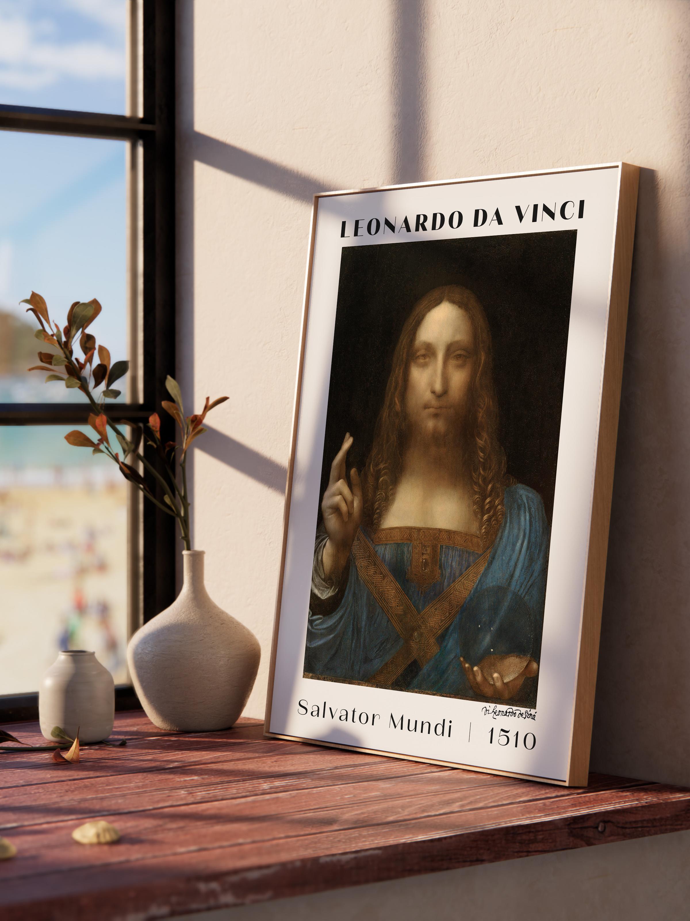 Leonardo Da Vinci Duvar Posteri - Duvar Dekoru - Sanat Serisi Posterleri - Kalın Kağıt - Çerçevesiz