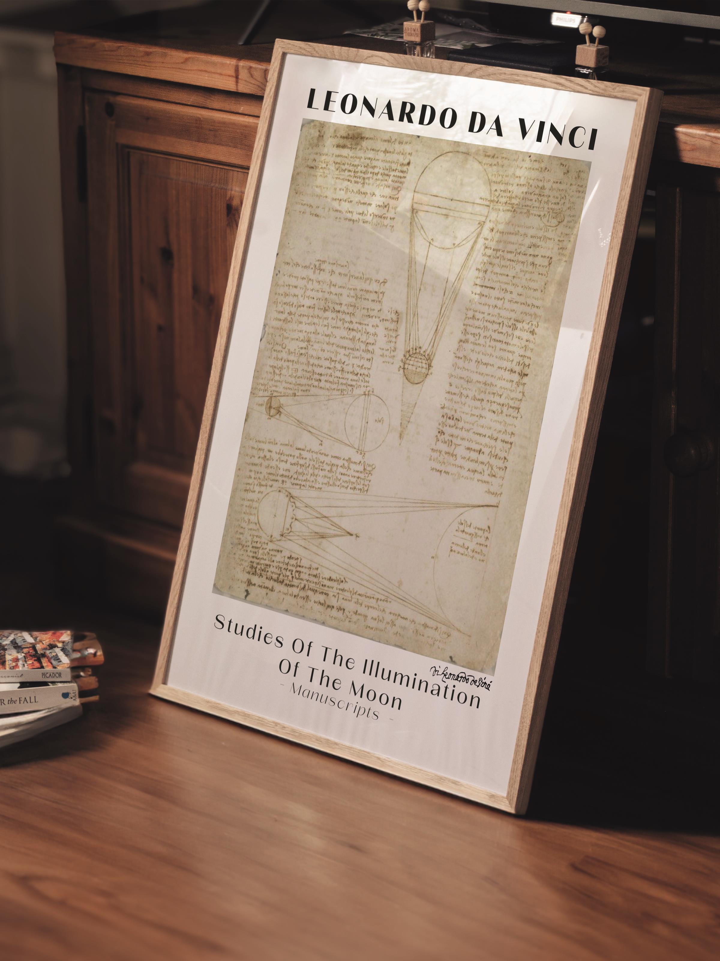 Leonardo Da Vinci Duvar Posteri - Duvar Dekoru - Sanat Serisi Posterleri - Kalın Kağıt - Çerçevesiz