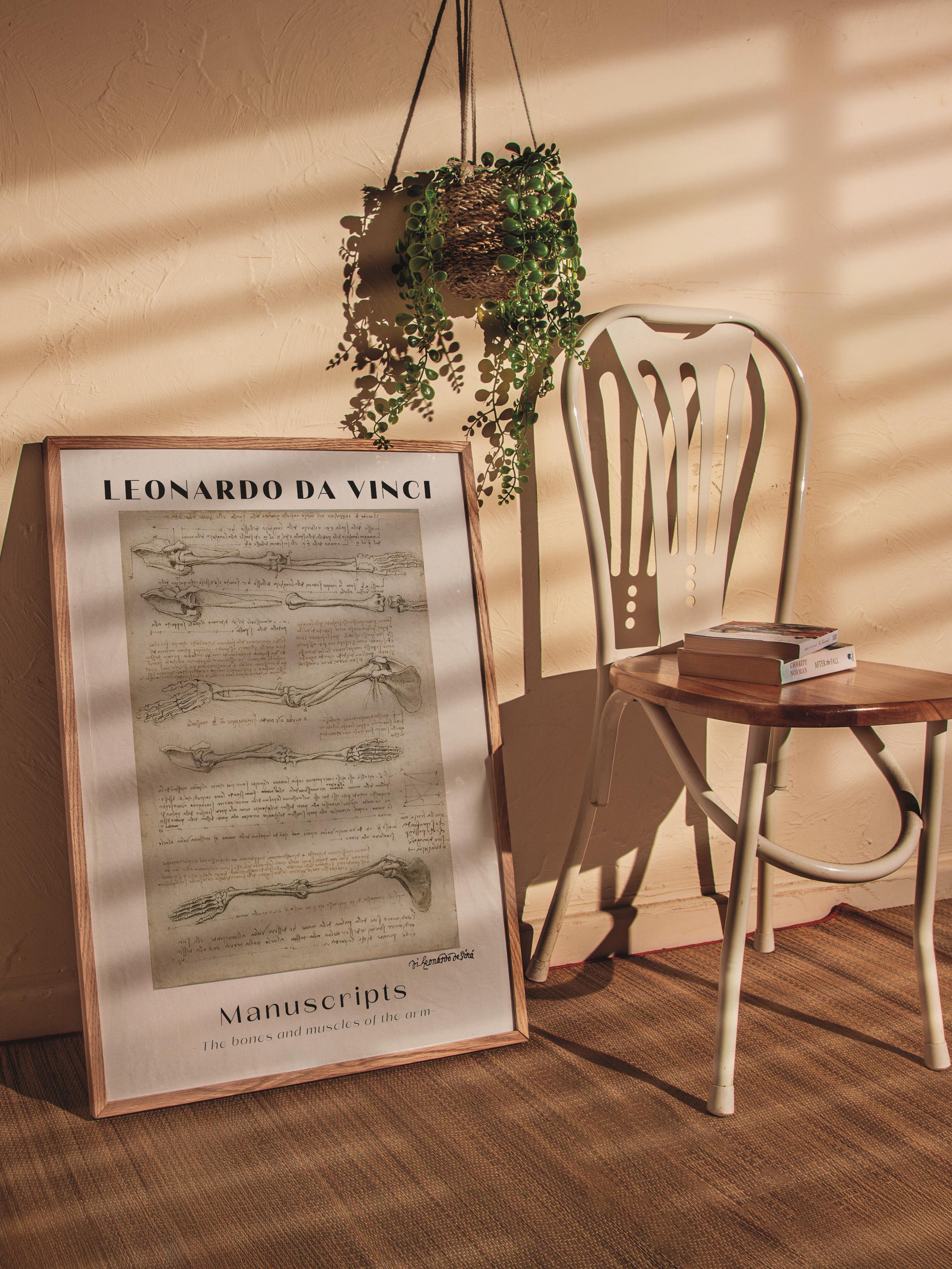 Leonardo Da Vinci Duvar Posteri - Duvar Dekoru - Sanat Serisi Posterleri - Kalın Kağıt - Çerçevesiz