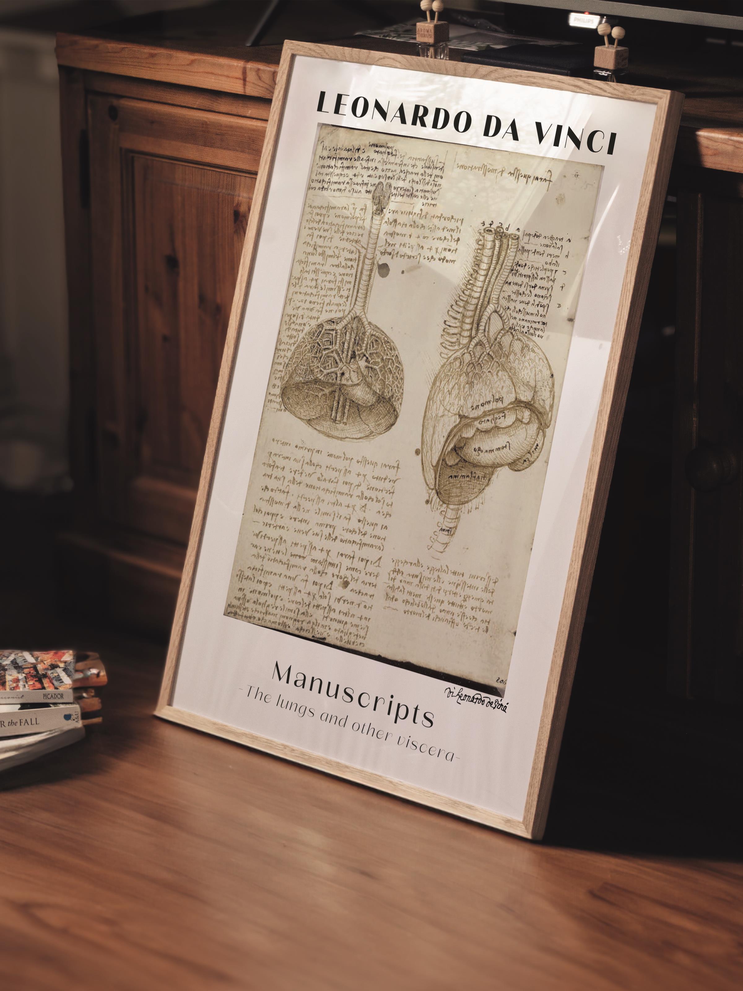 Leonardo Da Vinci Duvar Posteri - Duvar Dekoru - Sanat Serisi Posterleri - Kalın Kağıt - Çerçevesiz