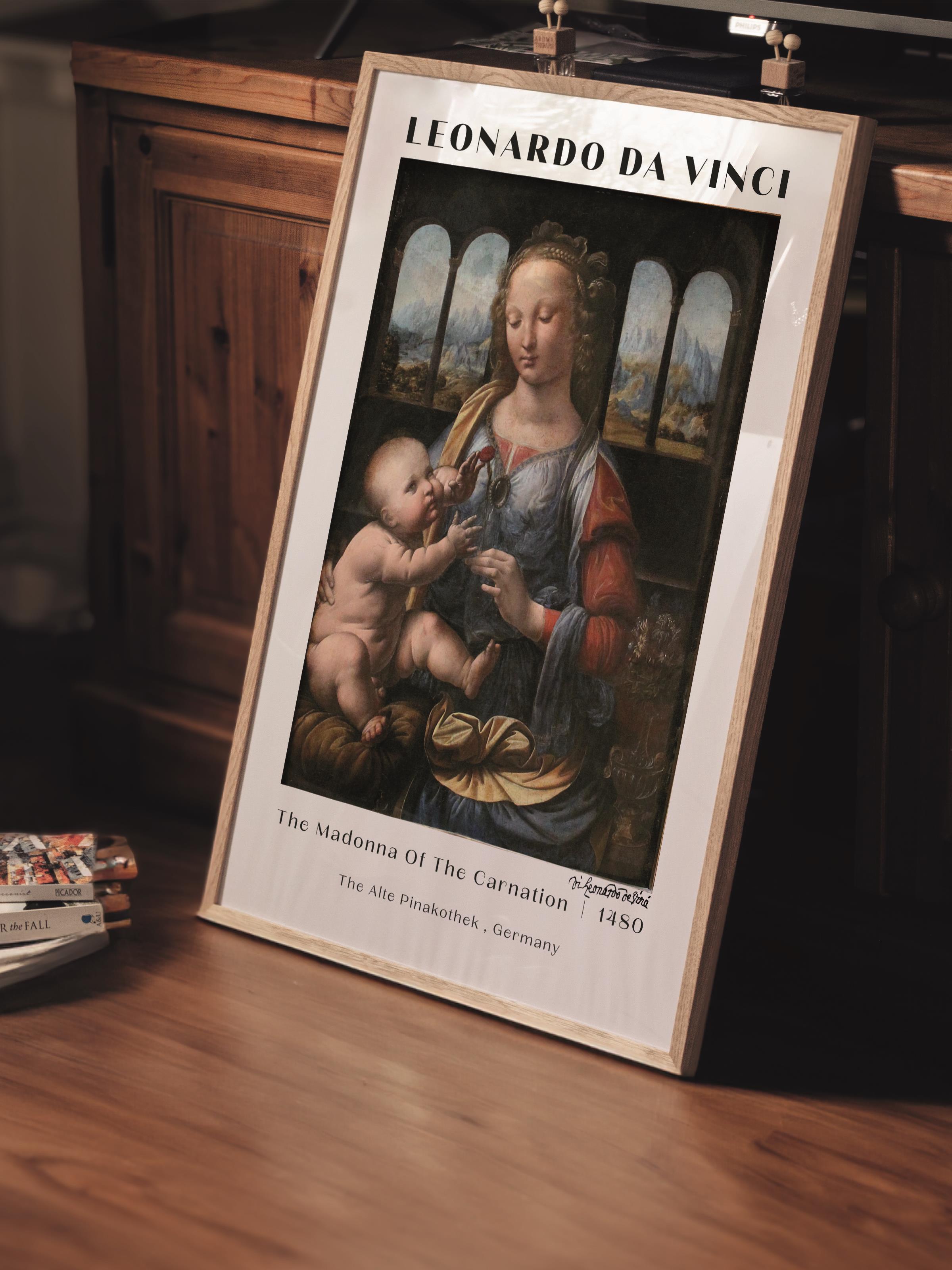 Leonardo Da Vinci Duvar Posteri - Duvar Dekoru - Sanat Serisi Posterleri - Kalın Kağıt - Çerçevesiz