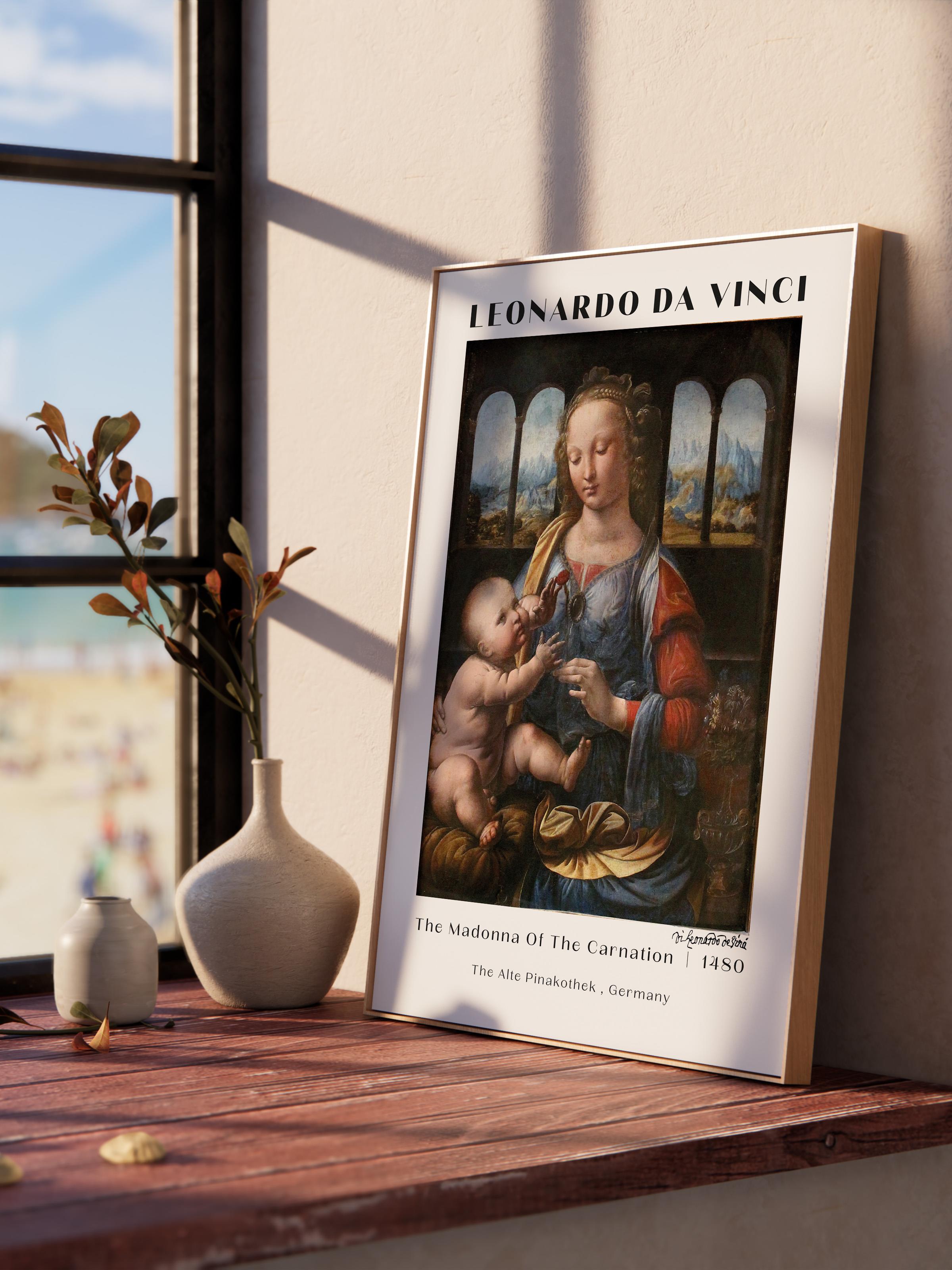 Leonardo Da Vinci Duvar Posteri - Duvar Dekoru - Sanat Serisi Posterleri - Kalın Kağıt - Çerçevesiz