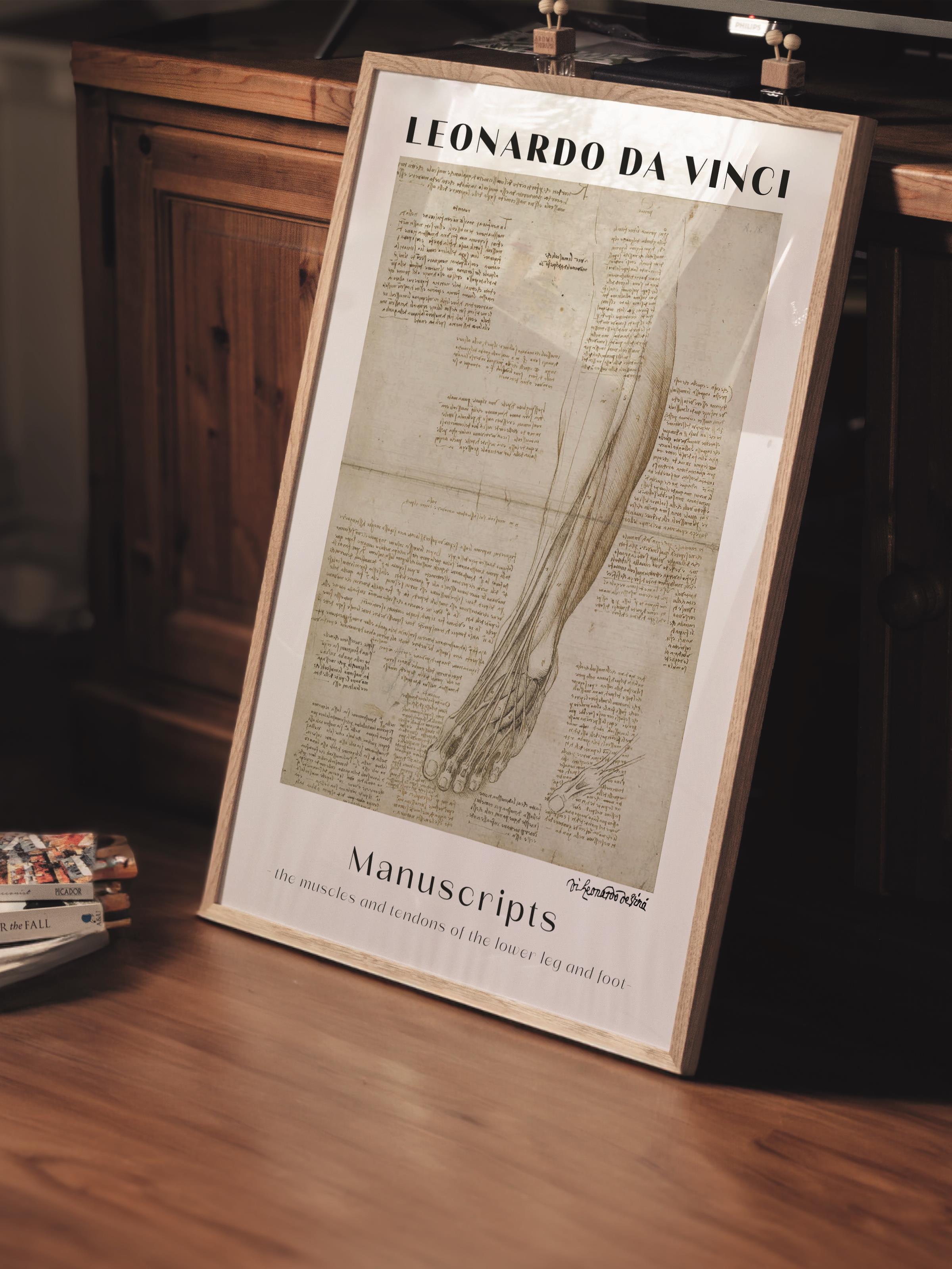 Leonardo Da Vinci Duvar Posteri - Duvar Dekoru - Sanat Serisi Posterleri - Kalın Kağıt - Çerçevesiz