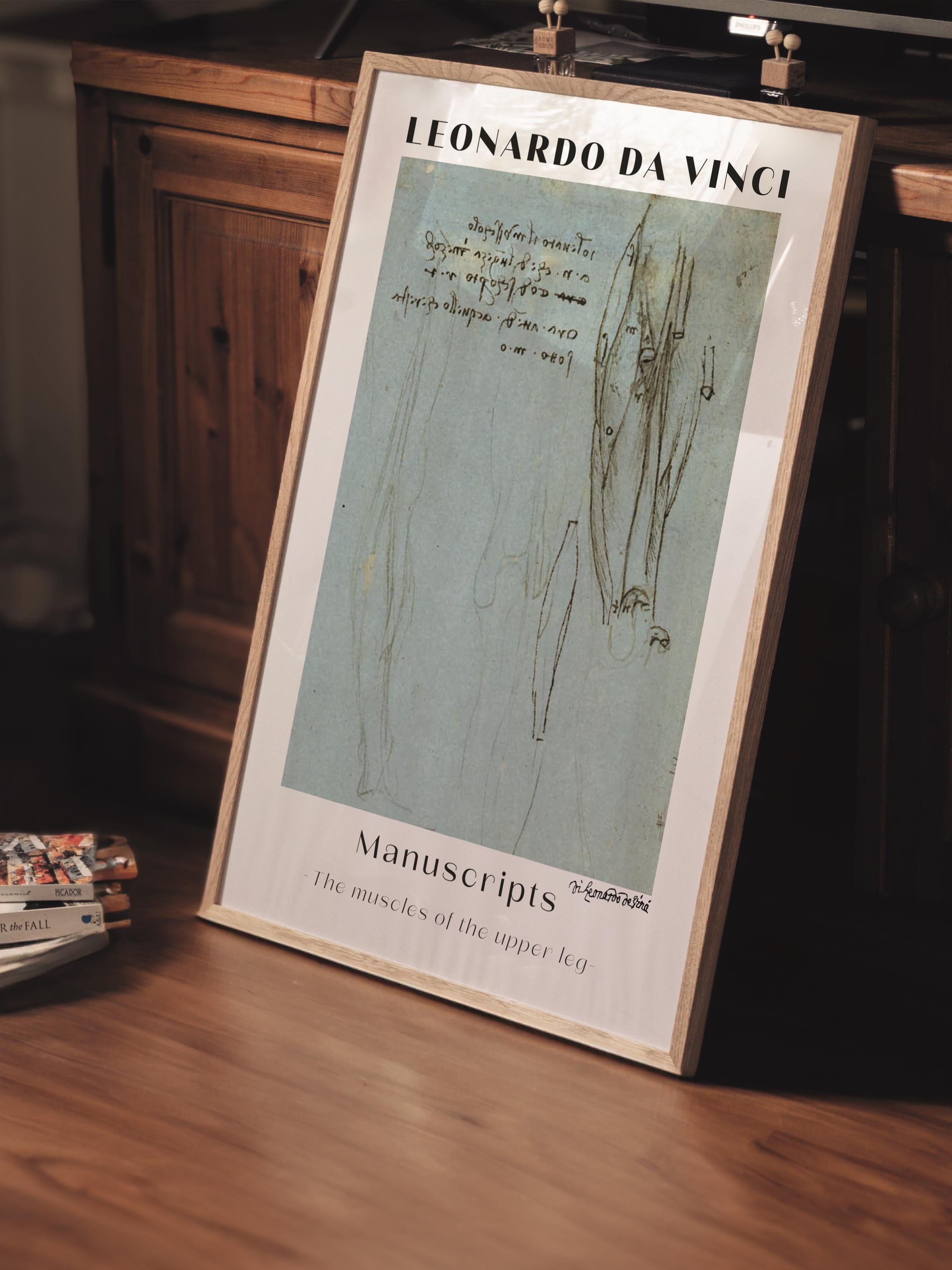 Leonardo Da Vinci Duvar Posteri - Duvar Dekoru - Sanat Serisi Posterleri - Kalın Kağıt - Çerçevesiz