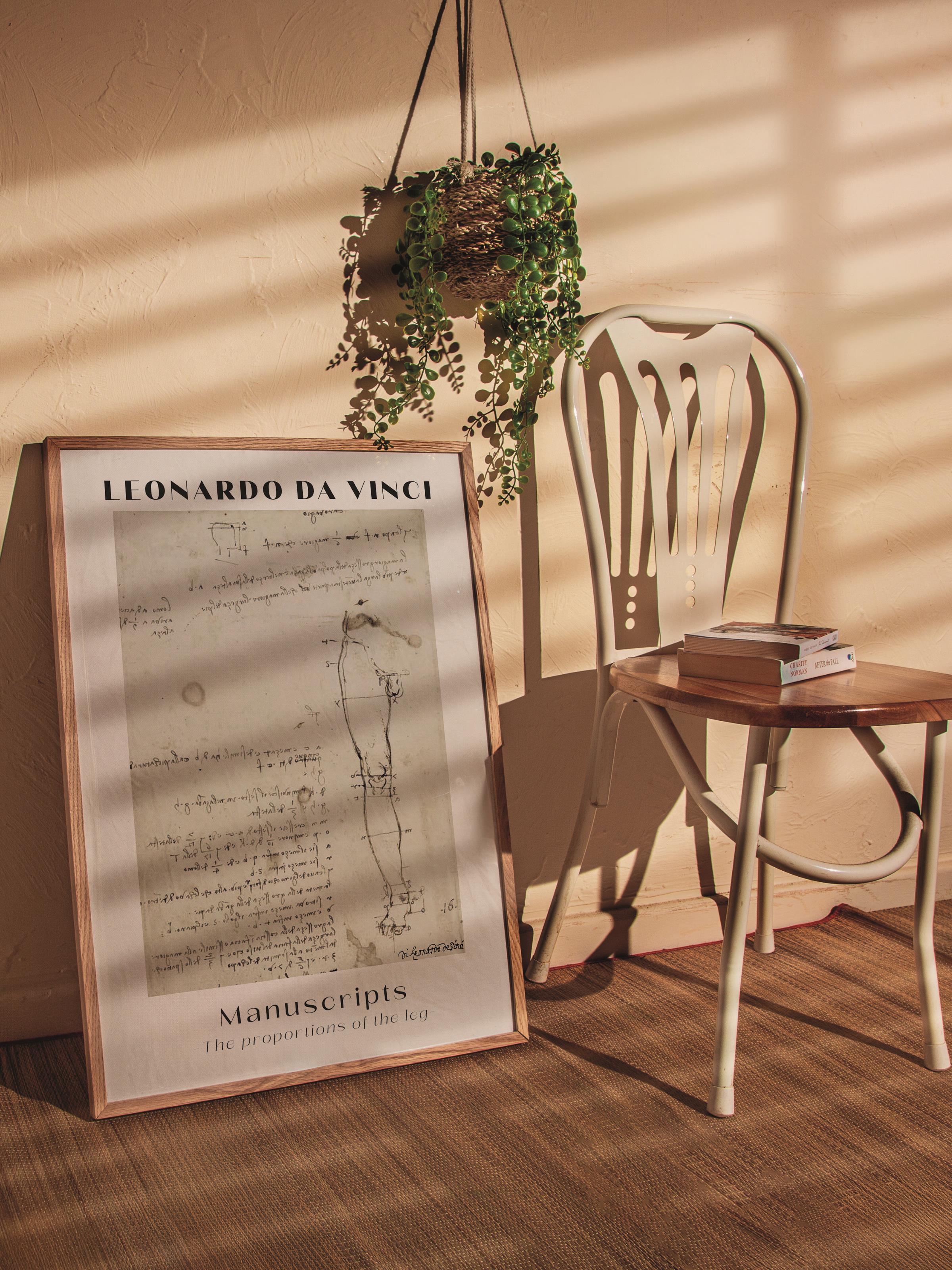 Leonardo Da Vinci Duvar Posteri - Duvar Dekoru - Sanat Serisi Posterleri - Kalın Kağıt - Çerçevesiz