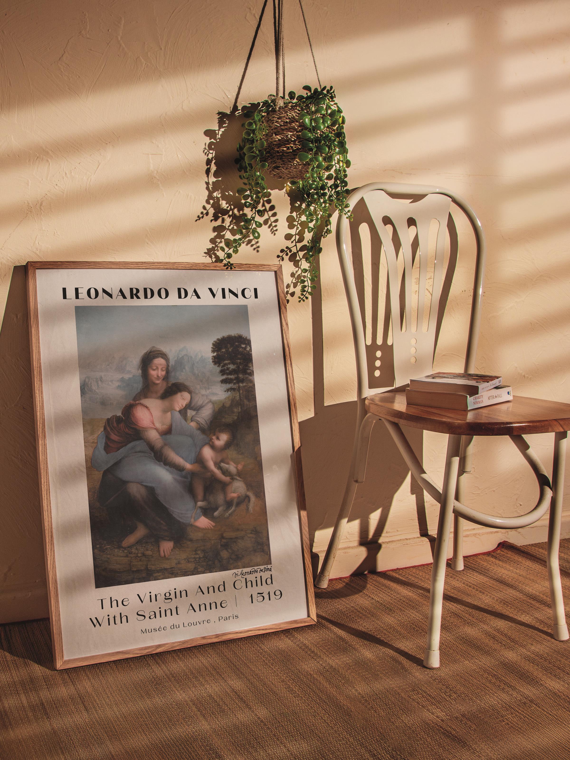 Leonardo Da Vinci Duvar Posteri - Duvar Dekoru - Sanat Serisi Posterleri - Kalın Kağıt - Çerçevesiz