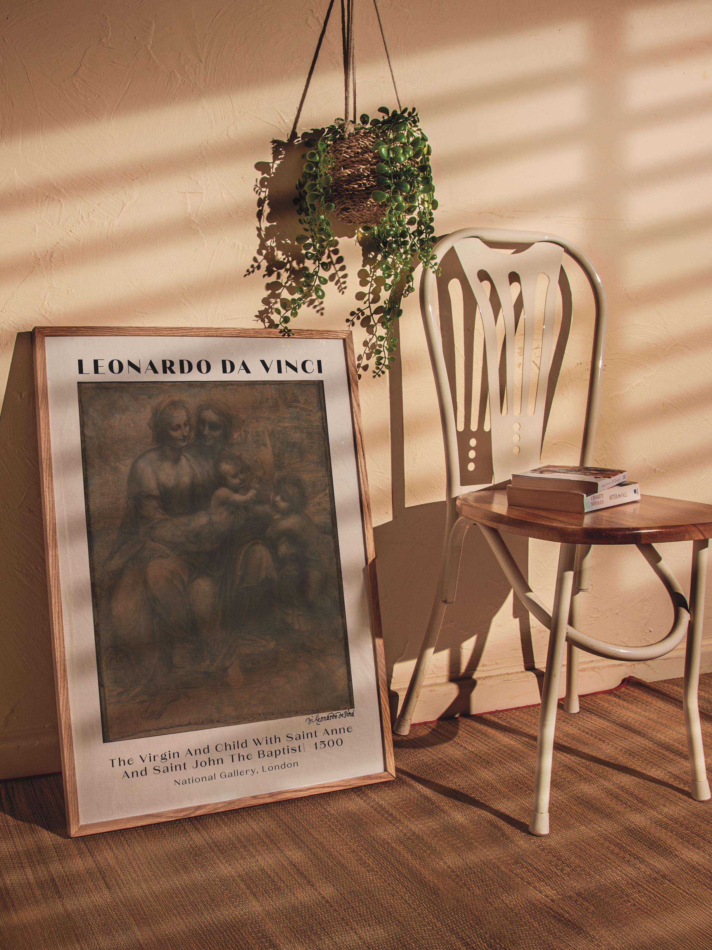 Leonardo Da Vinci Duvar Posteri - Duvar Dekoru - Sanat Serisi Posterleri - Kalın Kağıt - Çerçevesiz