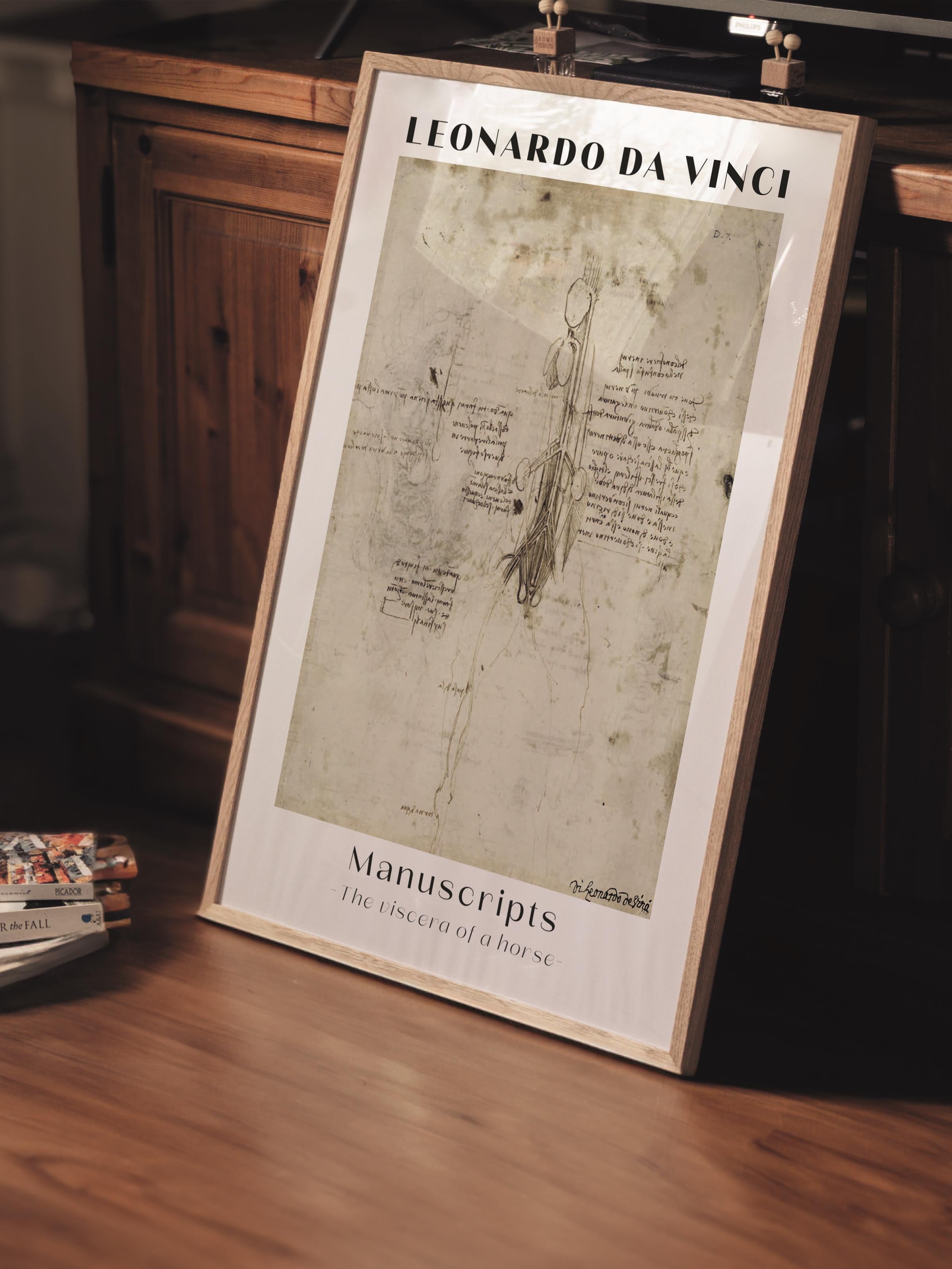 Leonardo Da Vinci Duvar Posteri - Duvar Dekoru - Sanat Serisi Posterleri - Kalın Kağıt - Çerçevesiz