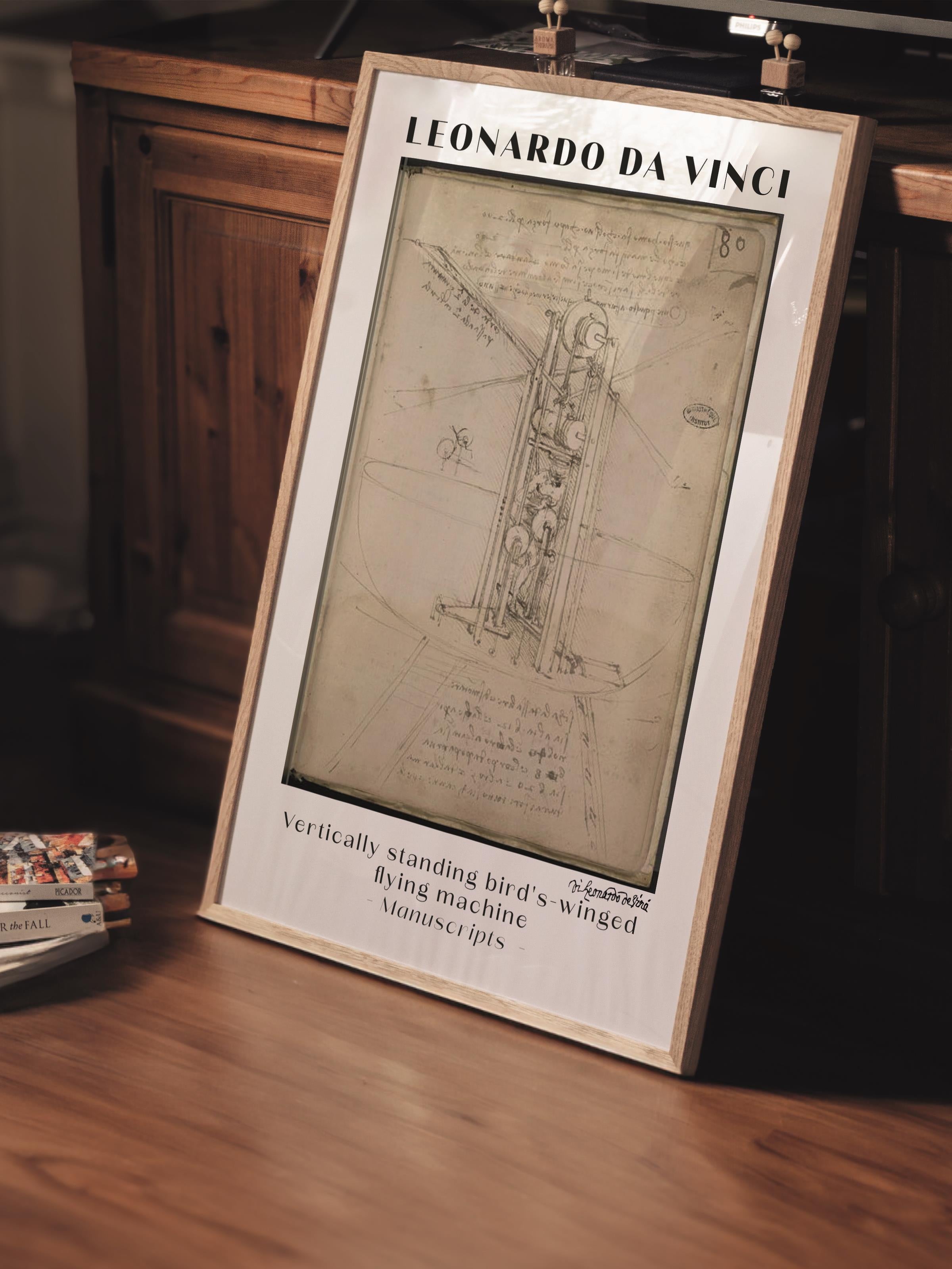 Leonardo Da Vinci Duvar Posteri - Duvar Dekoru - Sanat Serisi Posterleri - Kalın Kağıt - Çerçevesiz