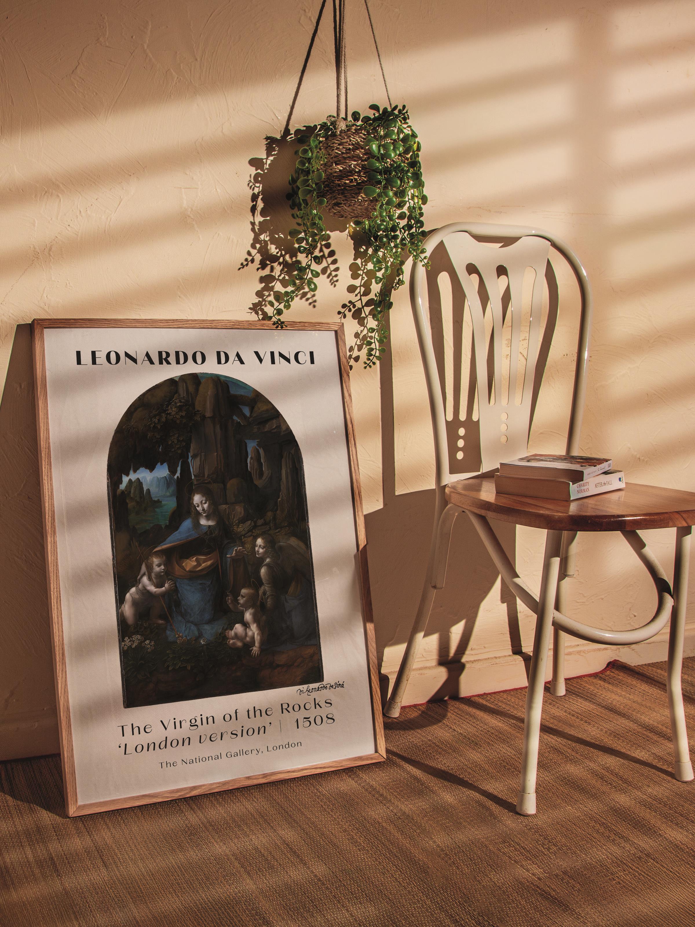 Leonardo Da Vinci Duvar Posteri - Duvar Dekoru - Sanat Serisi Posterleri - Kalın Kağıt - Çerçevesiz