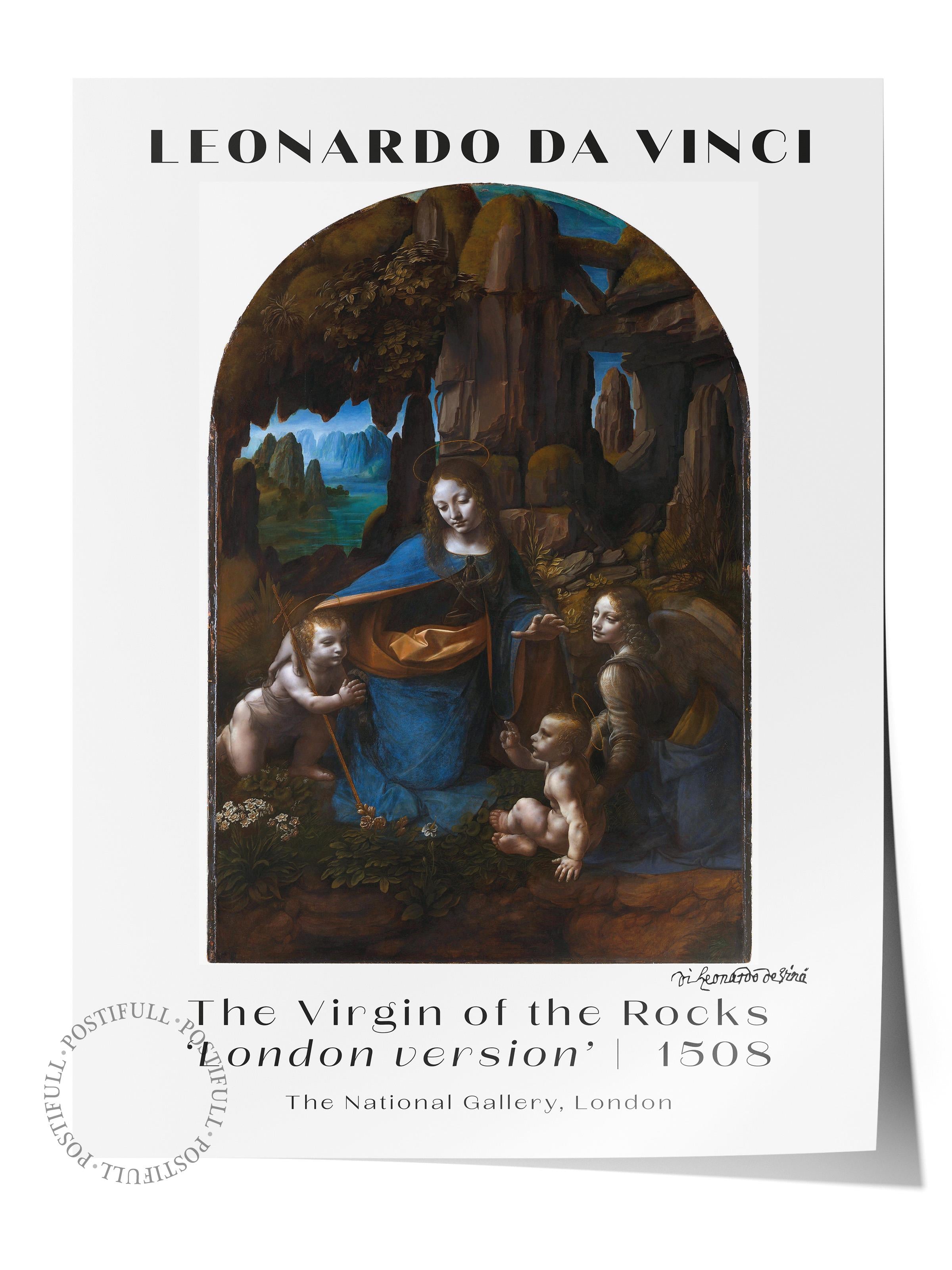 Leonardo Da Vinci Duvar Posteri - Duvar Dekoru - Sanat Serisi Posterleri - Kalın Kağıt - Çerçevesiz