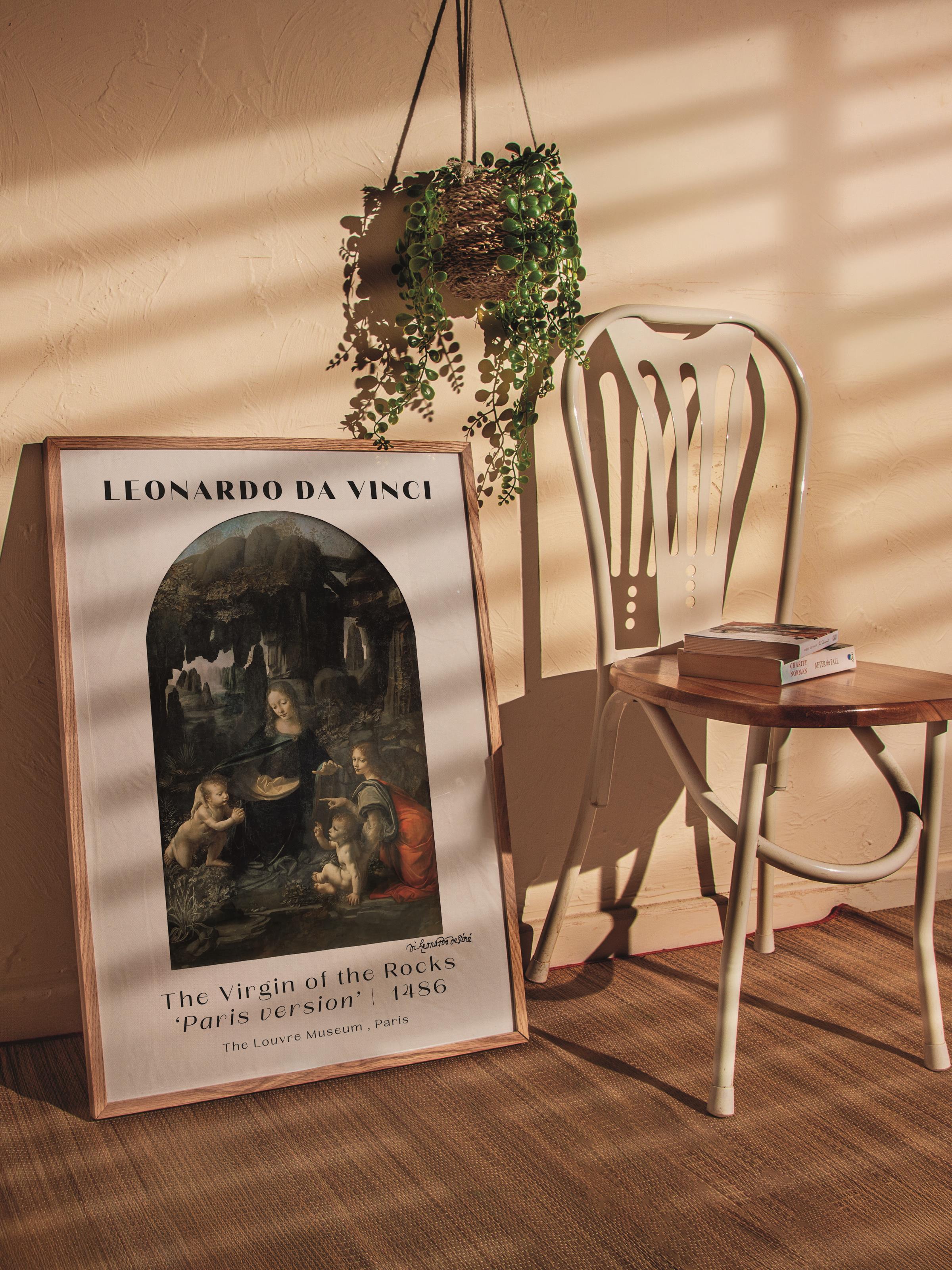 Leonardo Da Vinci Duvar Posteri - Duvar Dekoru - Sanat Serisi Posterleri - Kalın Kağıt - Çerçevesiz